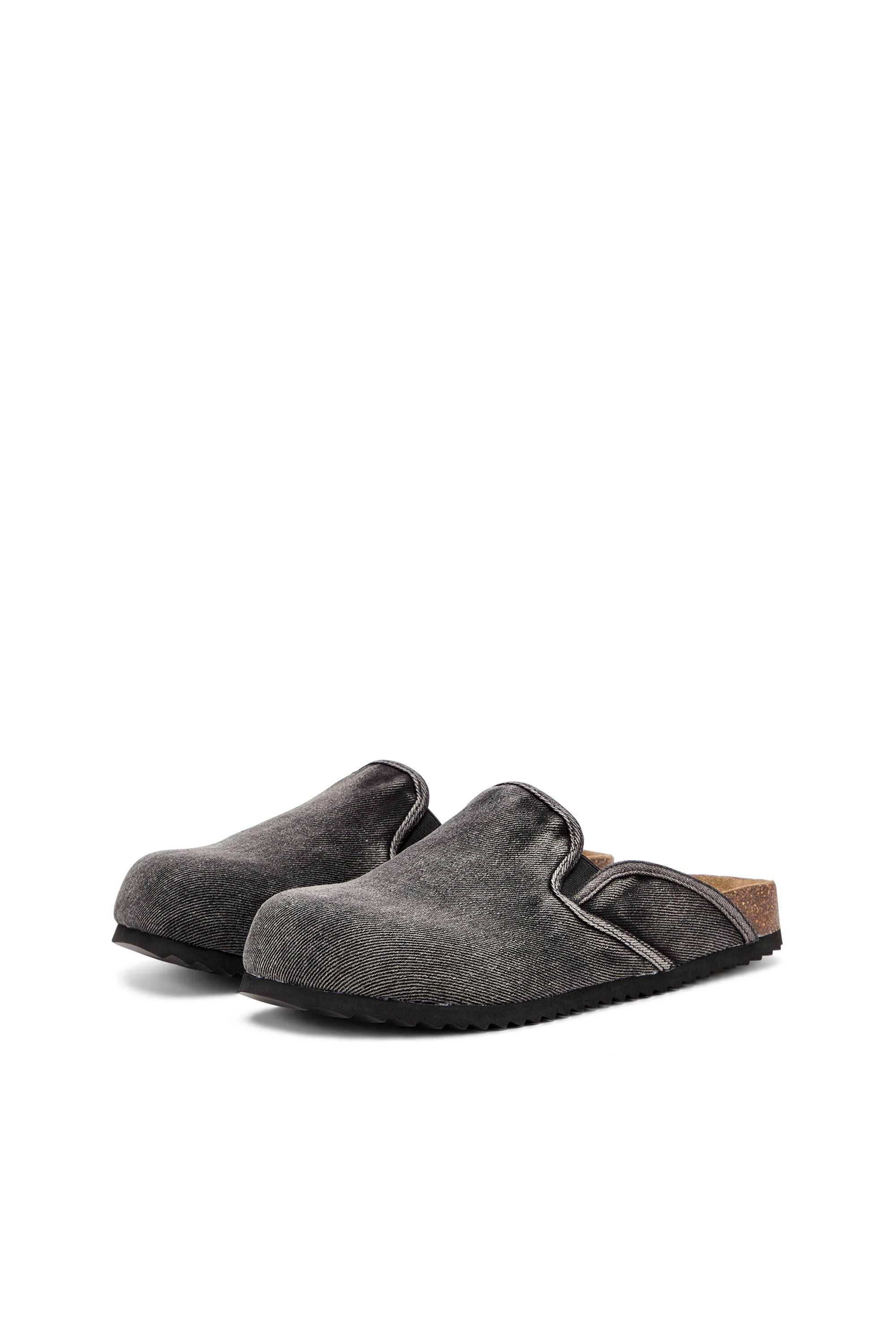 Diesel - D-WOODSTOCK SLIP-ON, Man's Denim mules in Black - 8