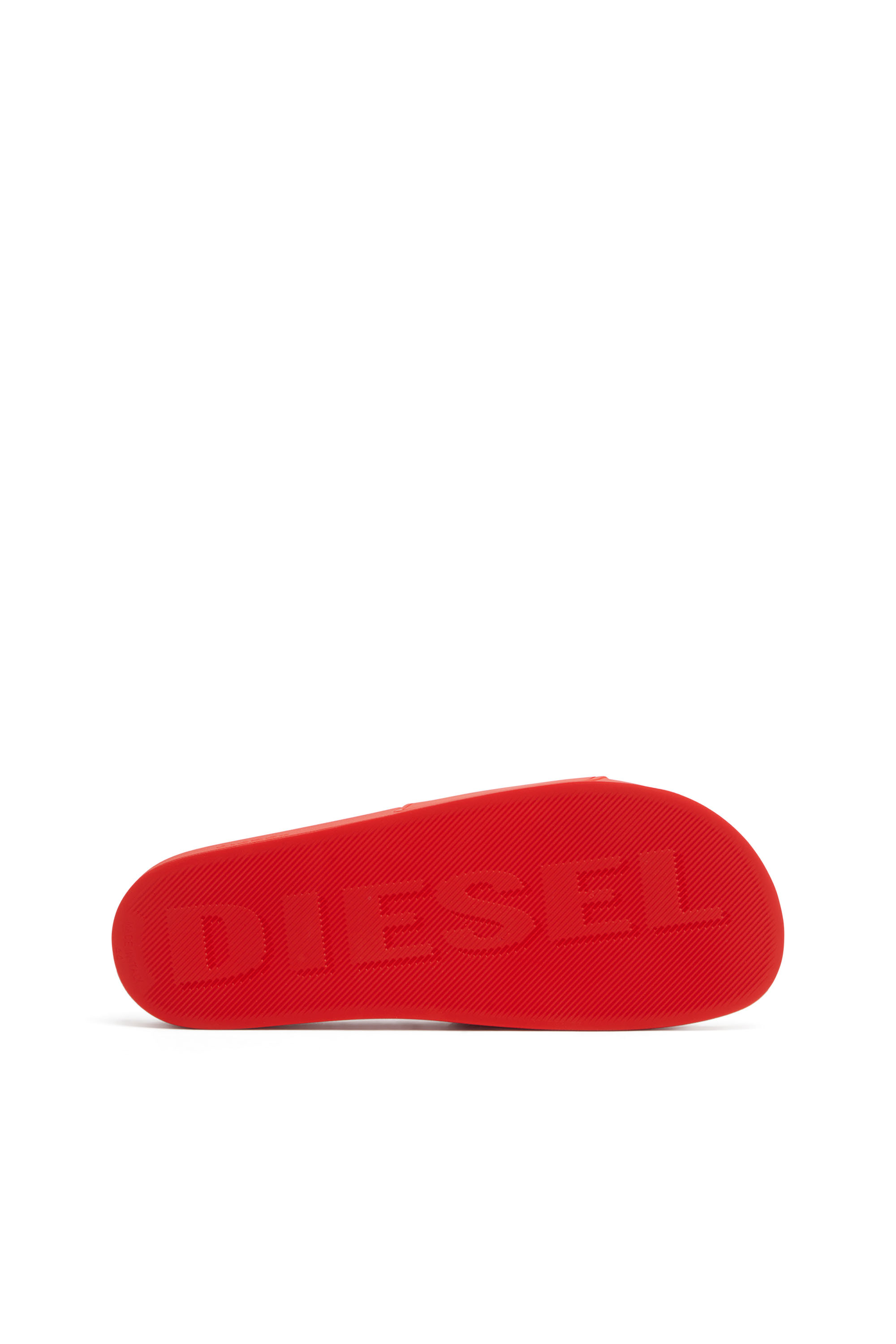 Diesel - SA-SWIM, Man's Rubber pool slides with D logo in Red - 4