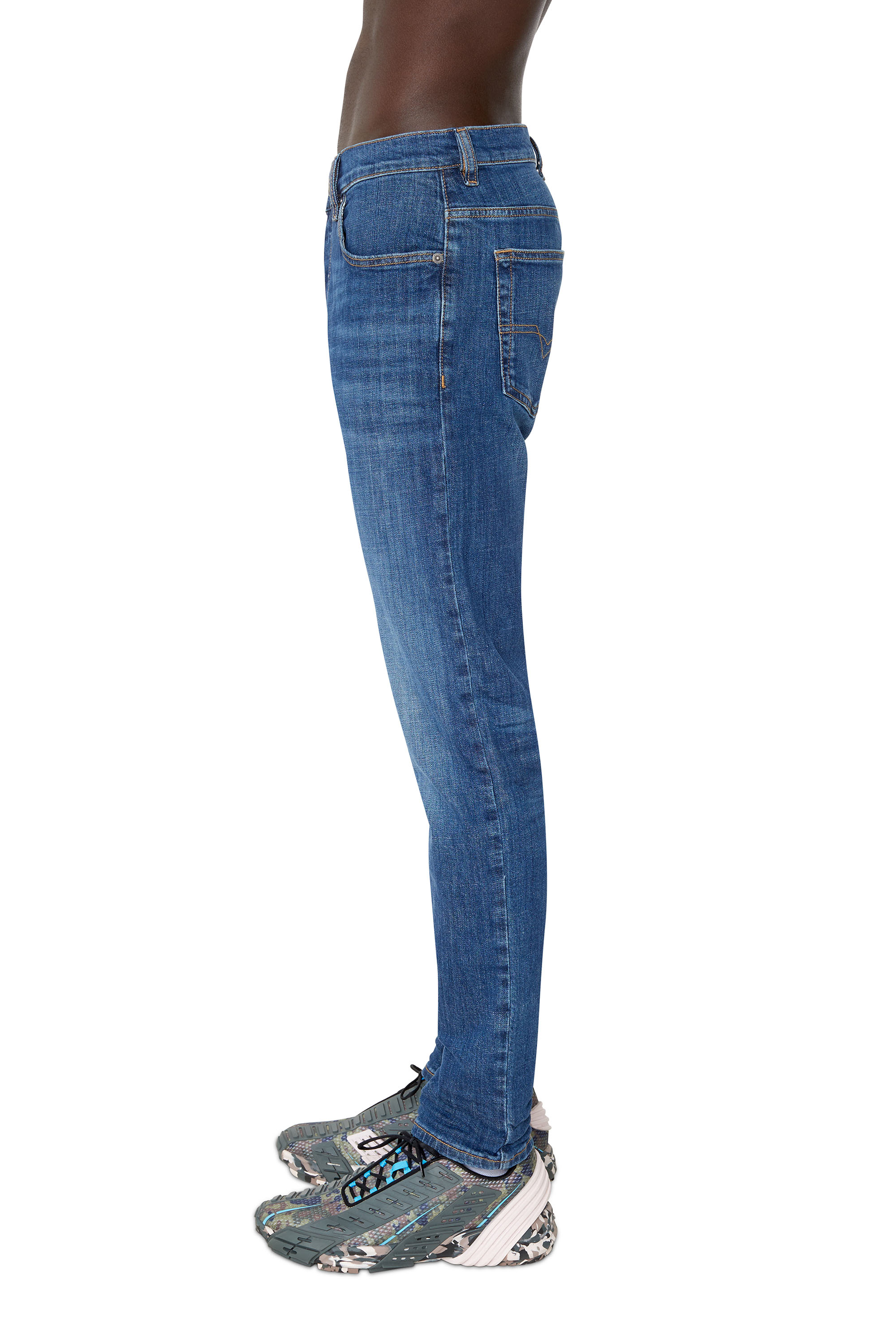 Diesel - D-Luster 0IHAR Slim Jeans, Dark Blue - Image 4