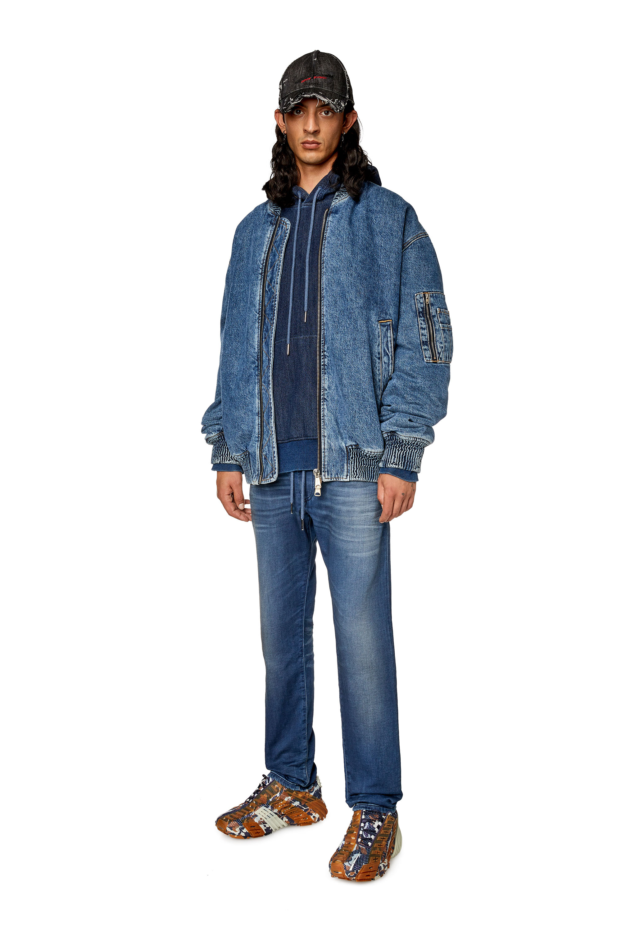 Diesel - Tapered Krooley JoggJeans® 068FM, Dark Blue - Image 1