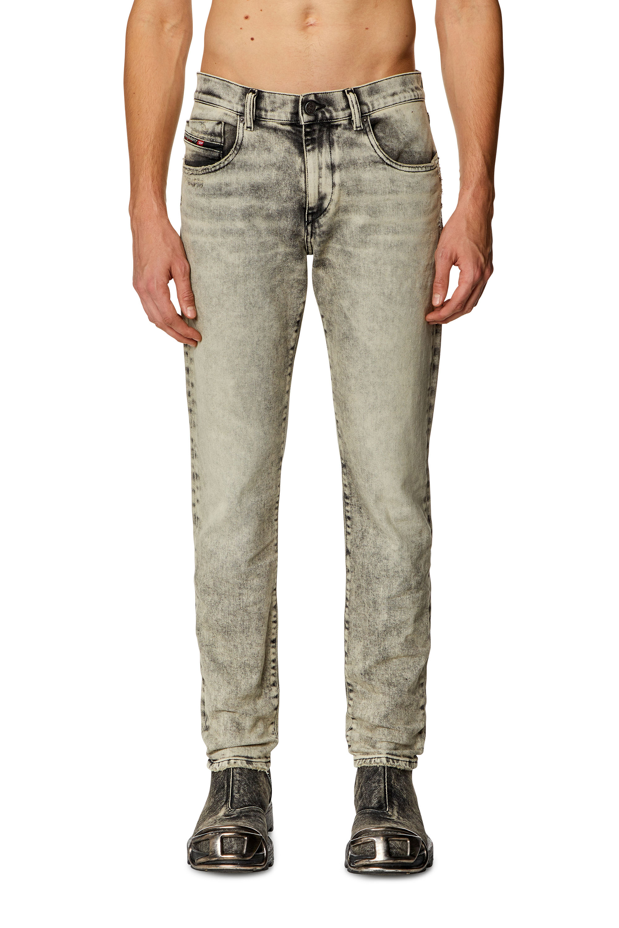Diesel - Slim Jeans 2019 D-Strukt 09H56, Grey - Image 1