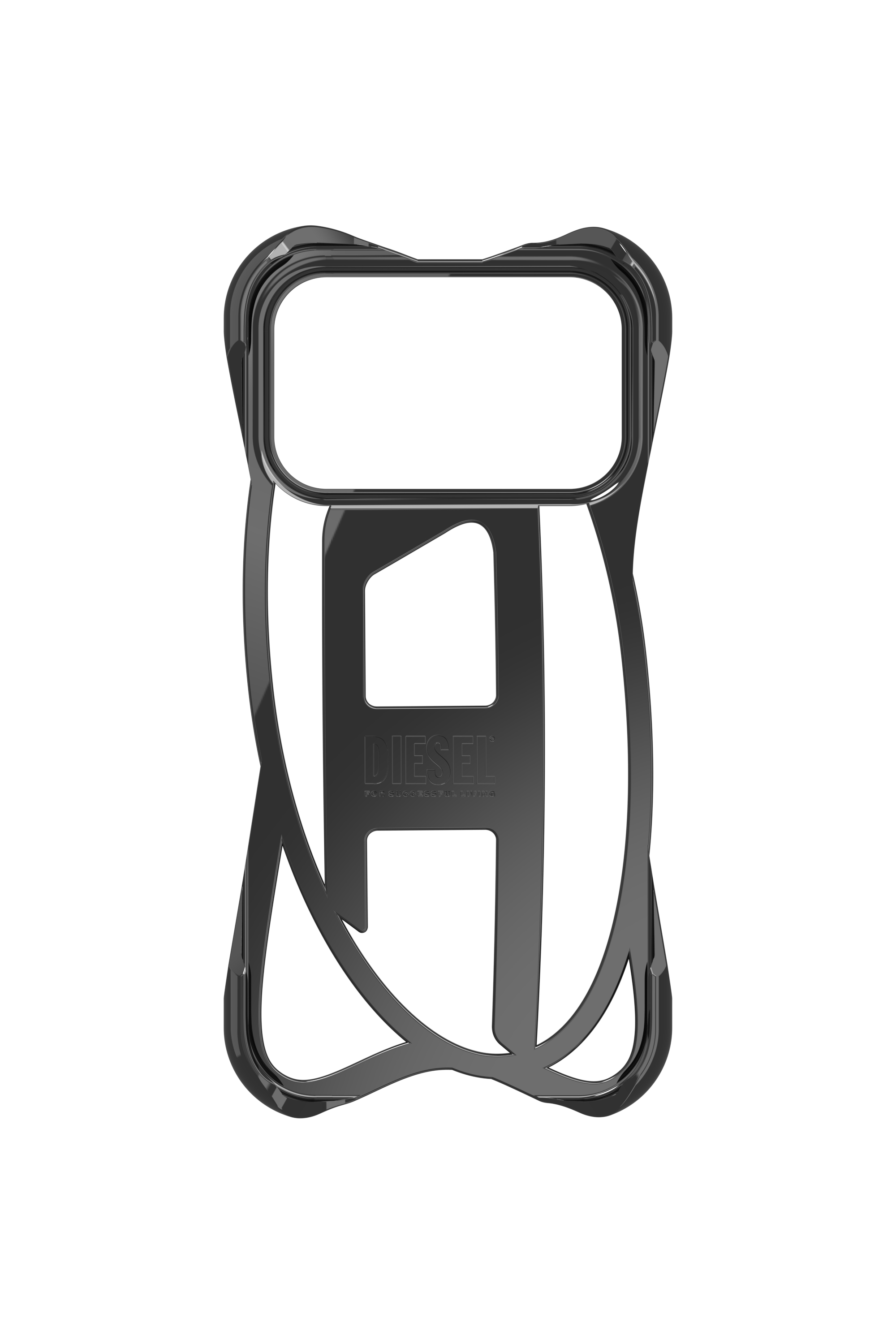 Diesel - 60448  D FRAME CASE, Unisex's Caged D glossy case for iPhone 17 Pro in Black - 4