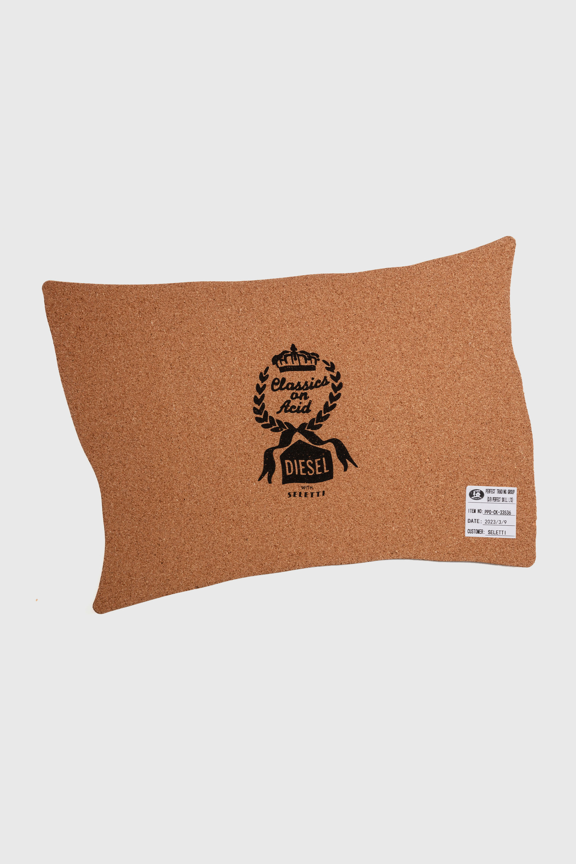 Diesel - 11263 TABLE MAT "DIESEL LIVING" - ACID F, Unisex's Cork table mat in White - 2