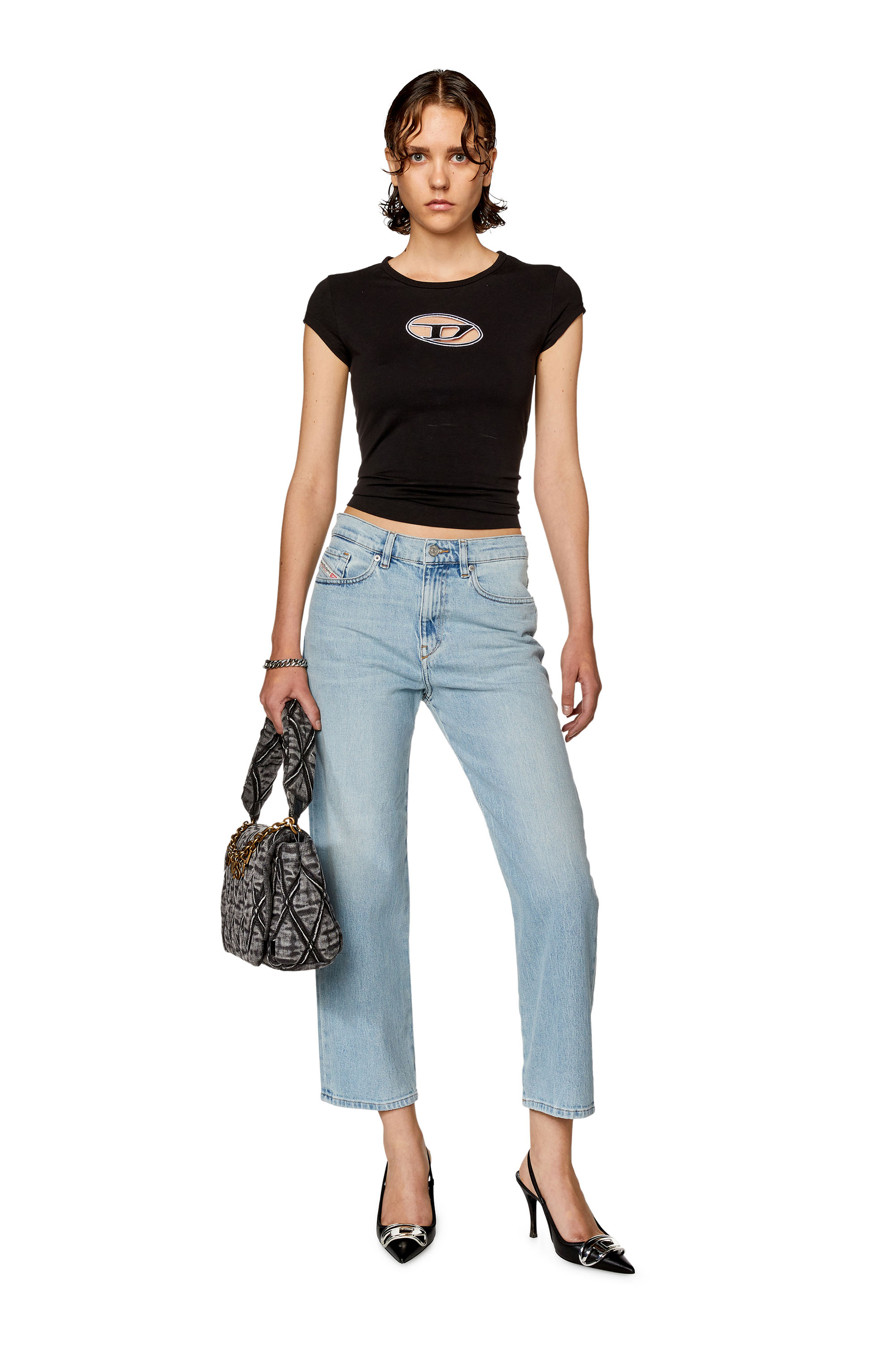 Diesel - Boyfriend Jeans 2016 D-Air 09G74, Light Blue - Image 1
