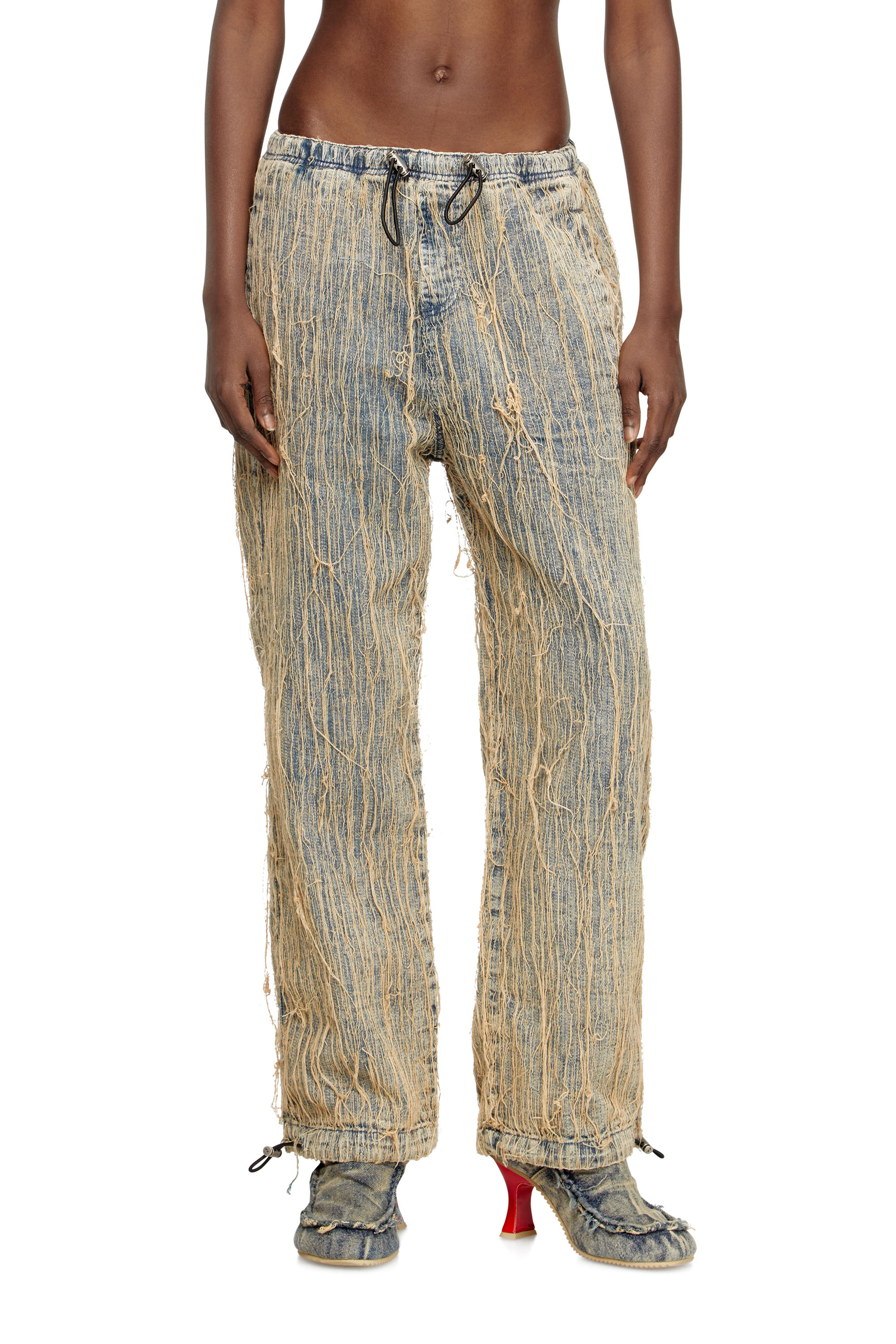 Diesel - Unisex's Relaxed Jeans D-Martial 0CMBZ, Medium blue - 6