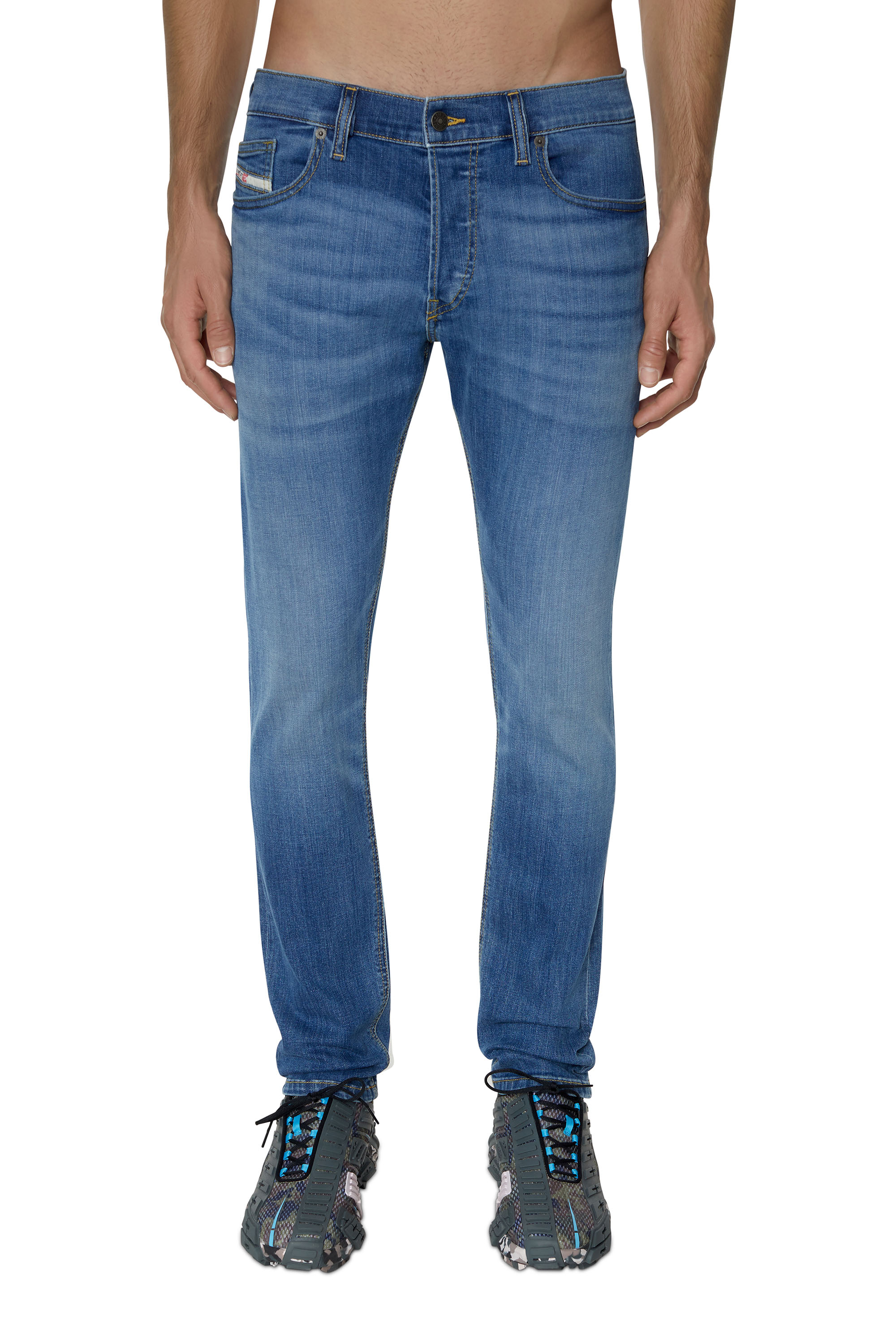 Diesel - D-Luster 0ELAV Slim Jeans, Medium blue - Image 1