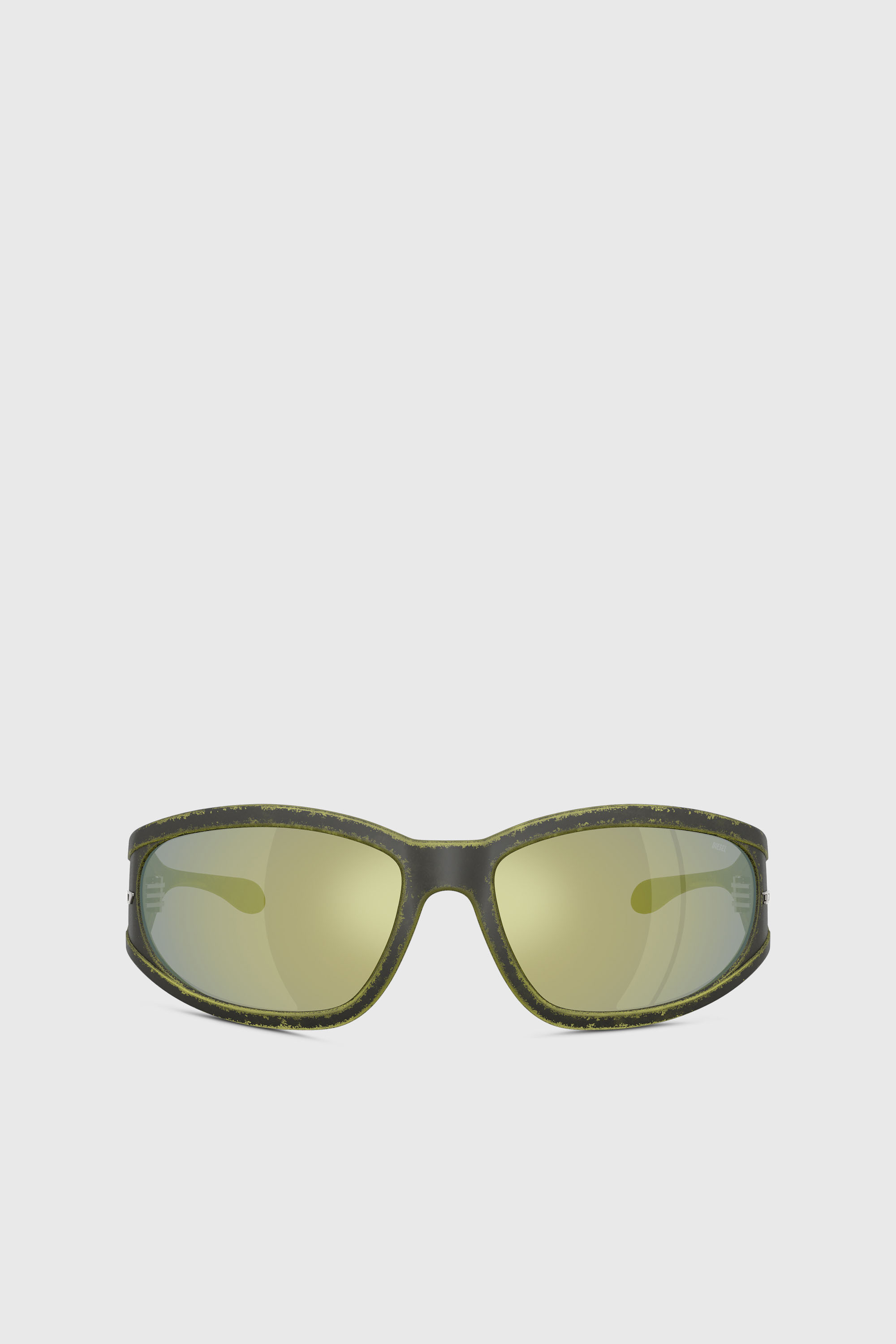 Rectangular sunglasses in acetate