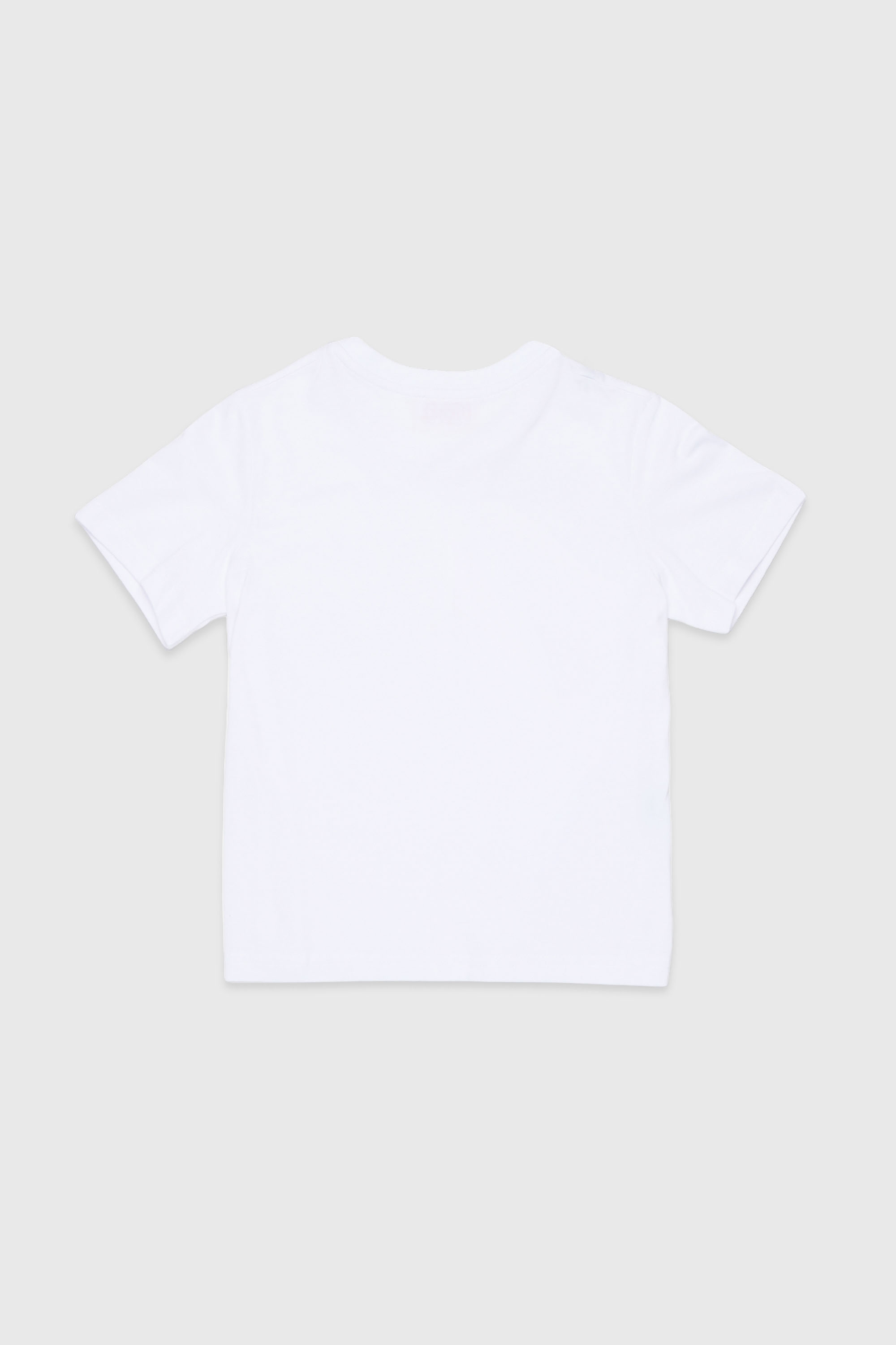 Diesel - TROSET, Woman's T-shirt with denim rose appliqu&eacute; in White - 2