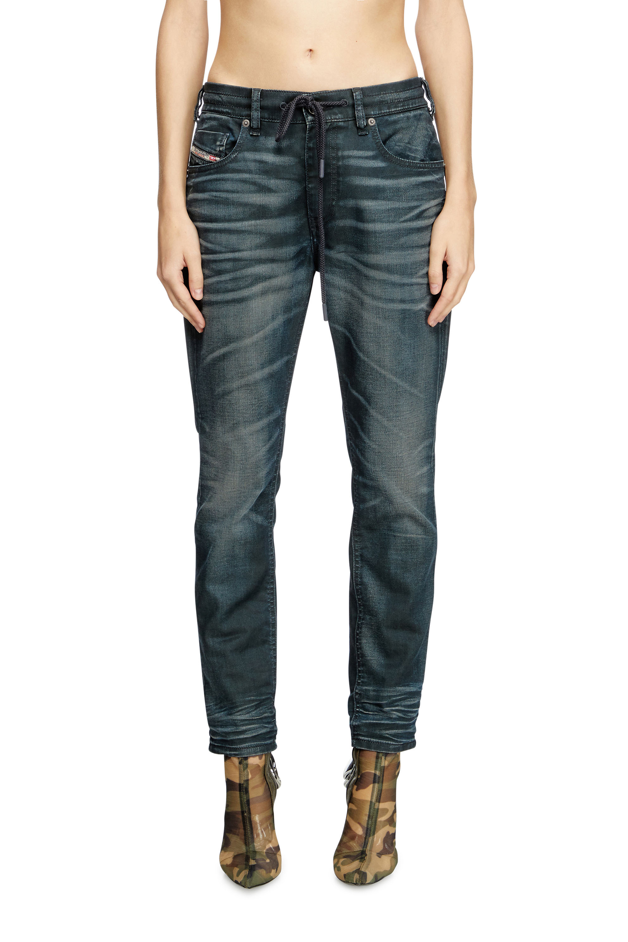 Diesel - Woman's Regular 2031 D-Krailey Joggjeans&reg; 068QK, Dark Blue - 3