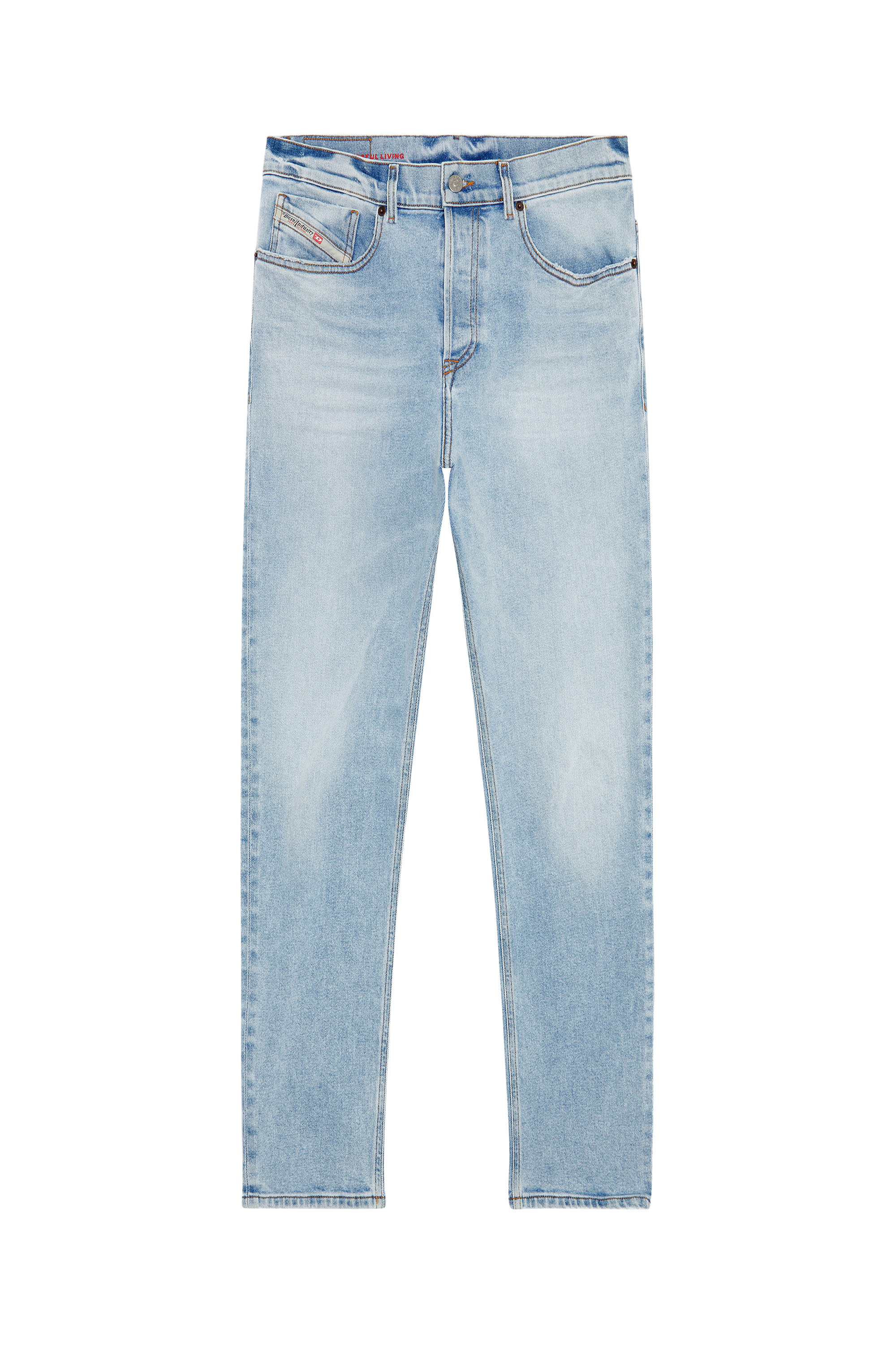 Diesel - 2005 D-Fining 09E81 Tapered Jeans, Light Blue - Image 3
