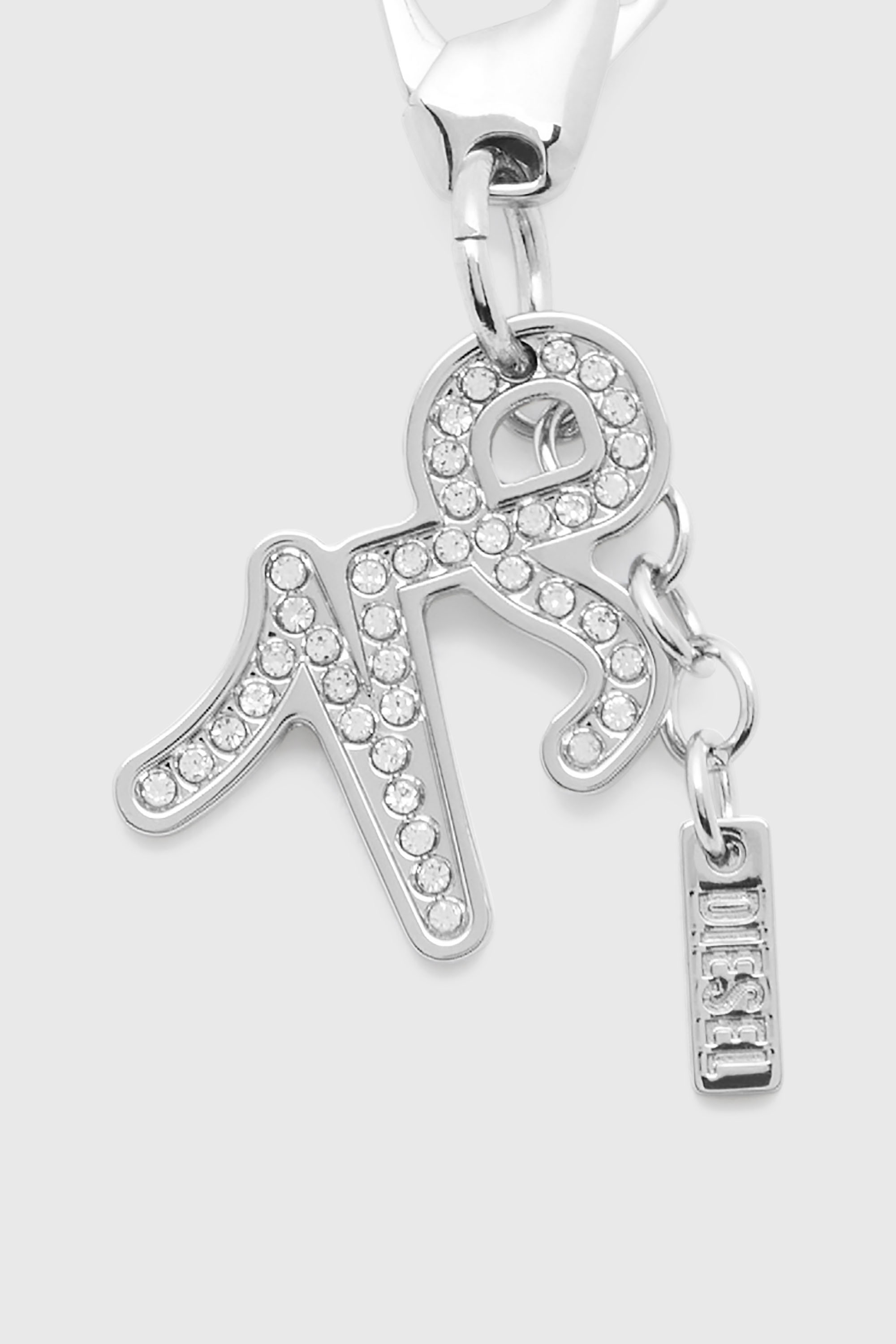 Diesel - CHARM CAPRICORN, Unisex's Metal Capricorn charm with rhinestones in Silver - 2