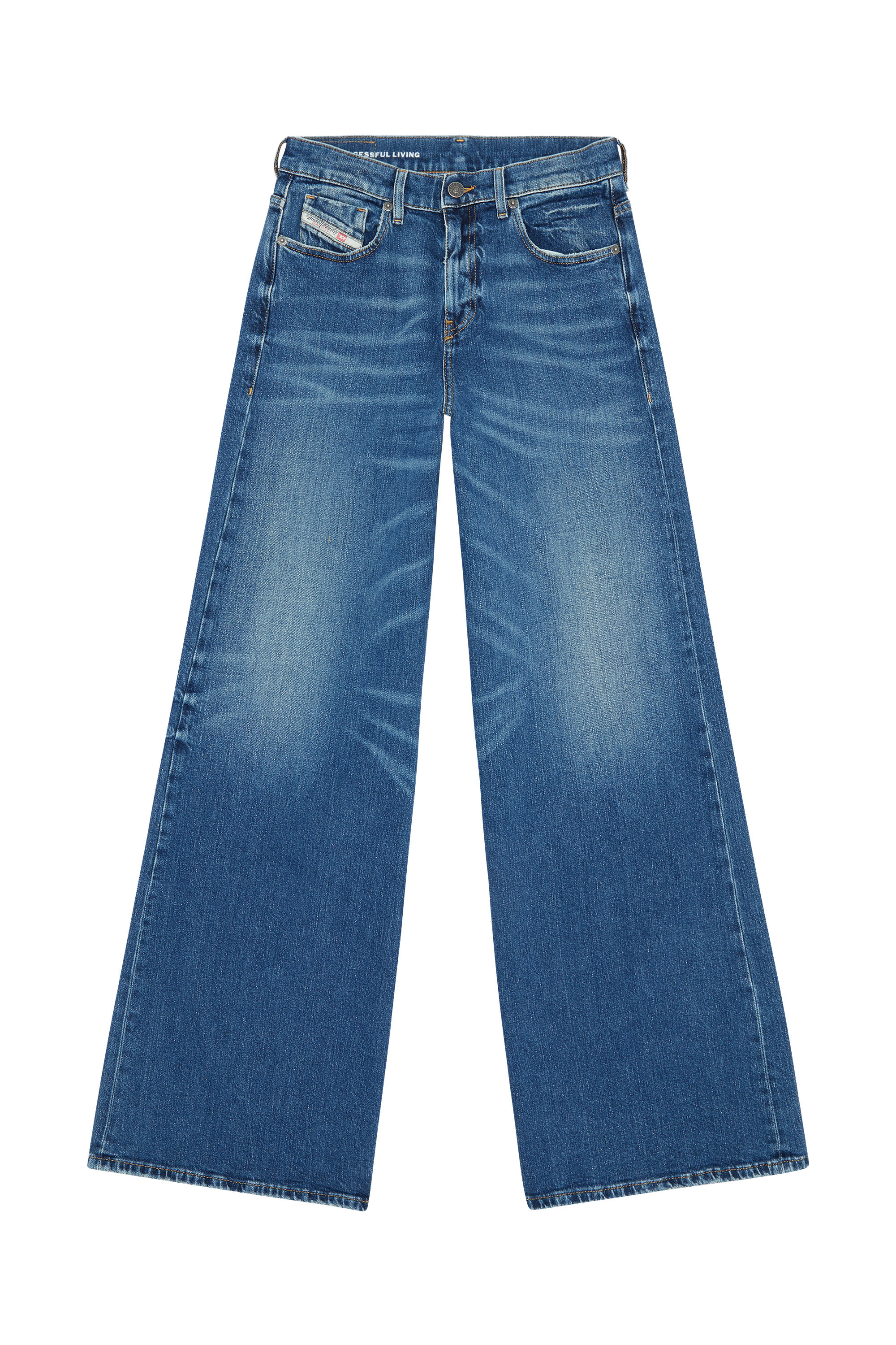 Diesel - 1978 D-Akemi 007L1 Bootcut and Flare Jeans, Medium blue - Image 5