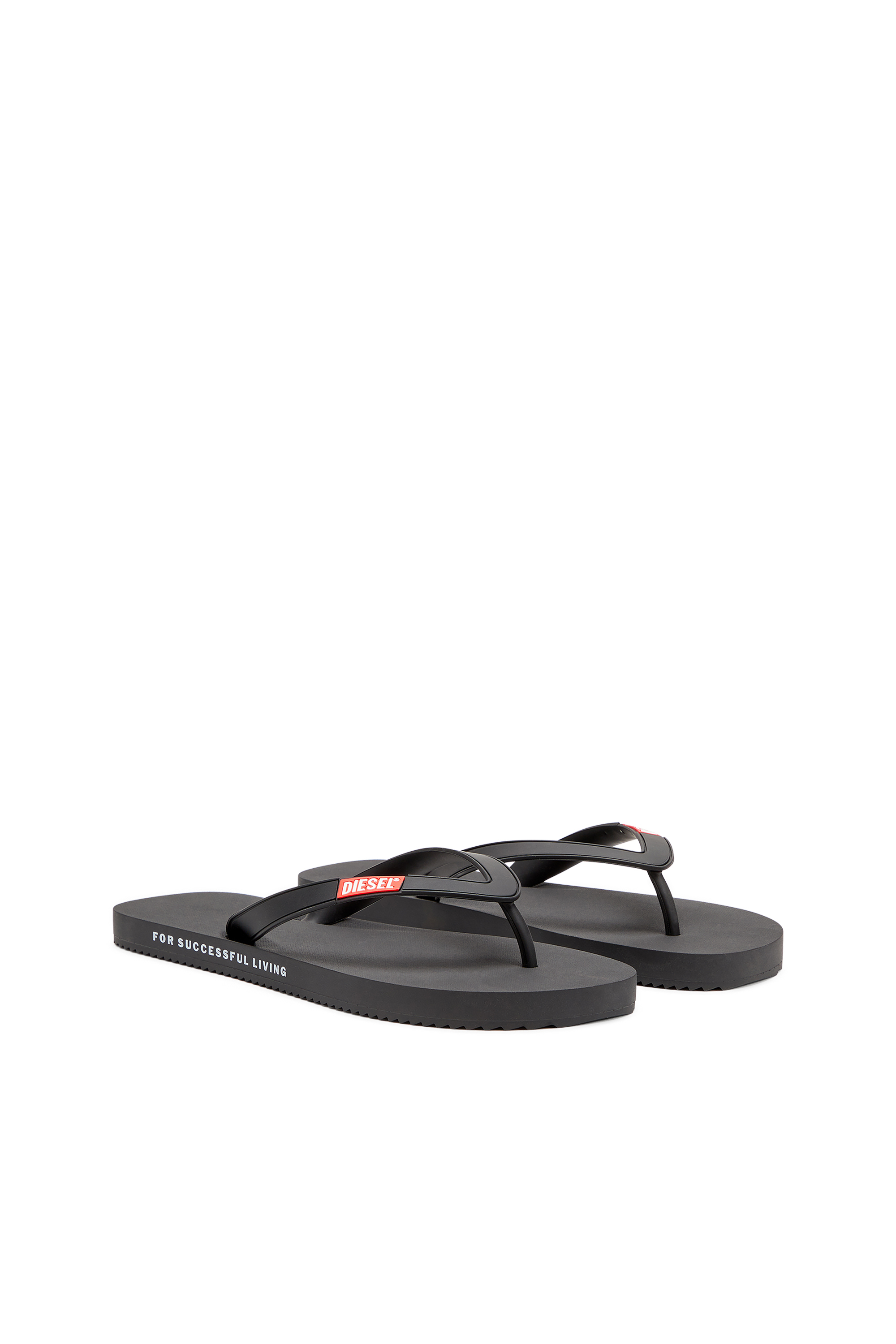 Diesel - SA-RIO, Man's Rubber flip-flops in Black - 2