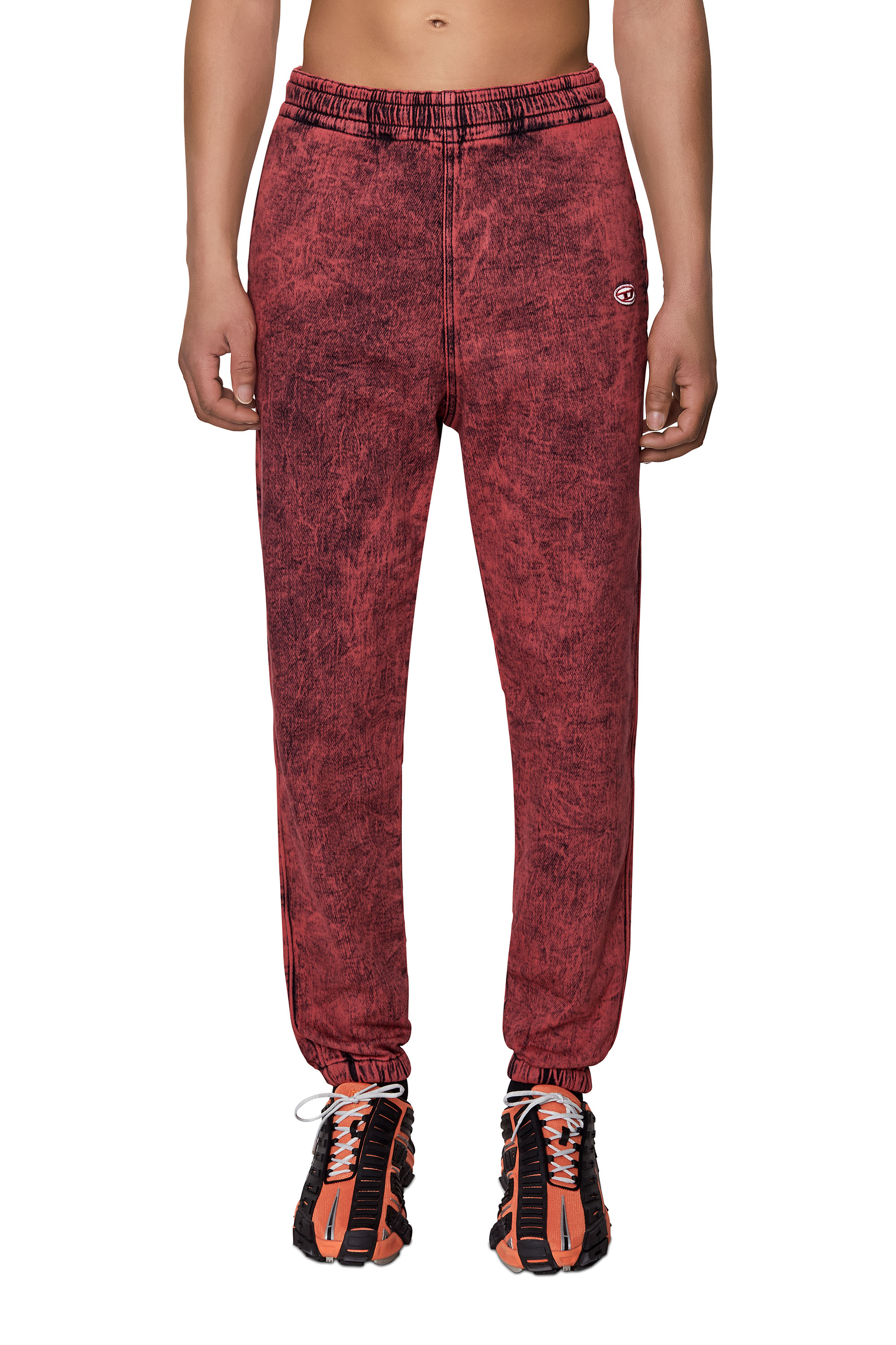 Diesel - D-Lab Track Denim 09D16 Tapered, Red - Image 1