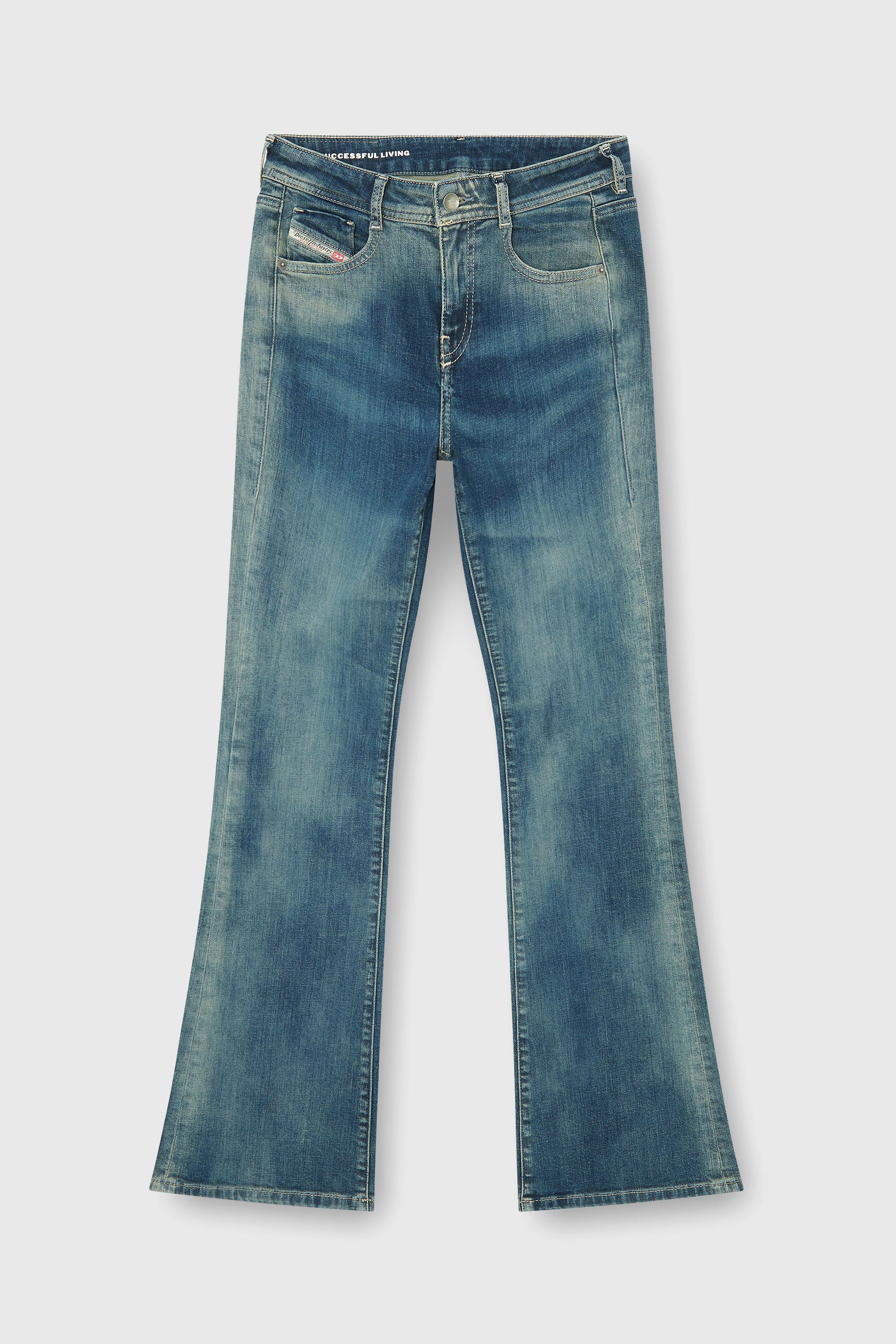 Diesel - Woman's Bootcut Jeans 1969 D-Ebbey 09P41, Medium blue - 2