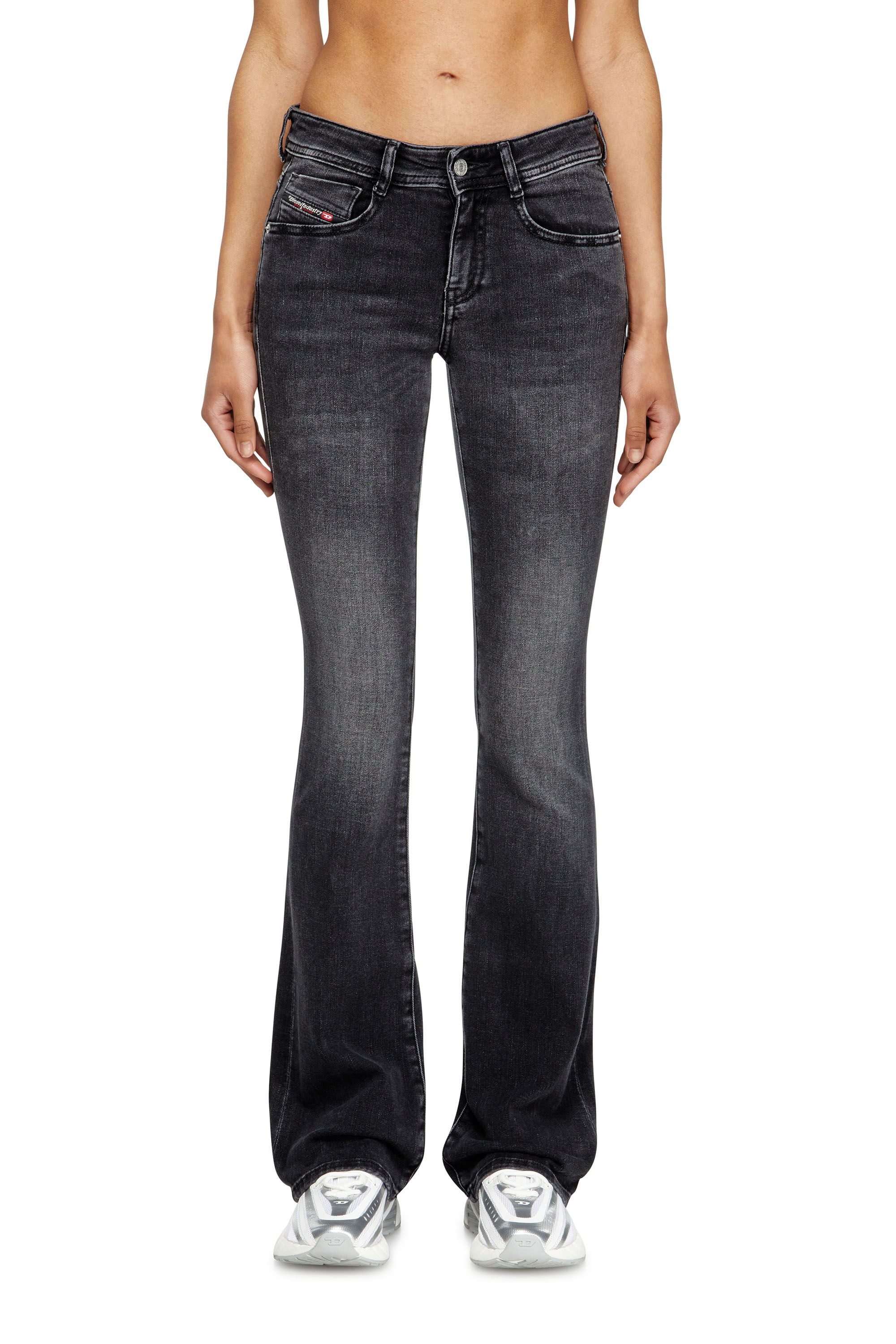 Diesel - Woman's Bootcut Jeans 1969 D-Ebbey 0DBDN, Black/Dark grey - 1