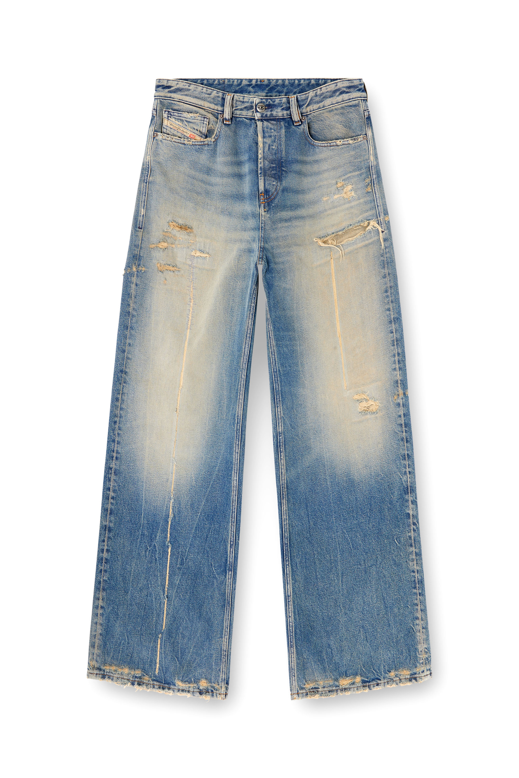 Diesel - Woman's Relaxed Jeans 1996 D-Sire 09N29, Medium blue - 3