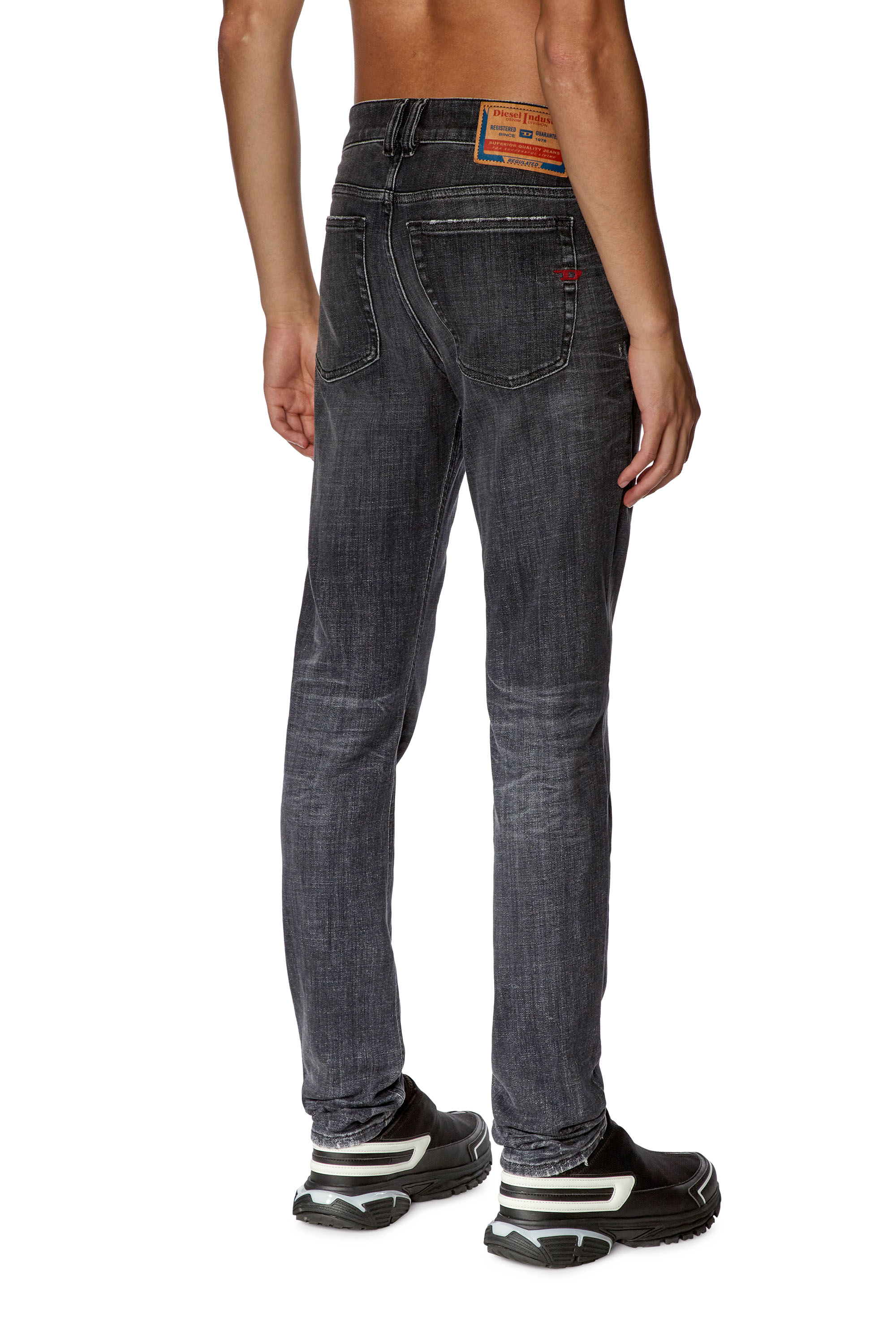 Diesel - Skinny Jeans 1979 Sleenker 09G37, Black/Dark grey - Image 3