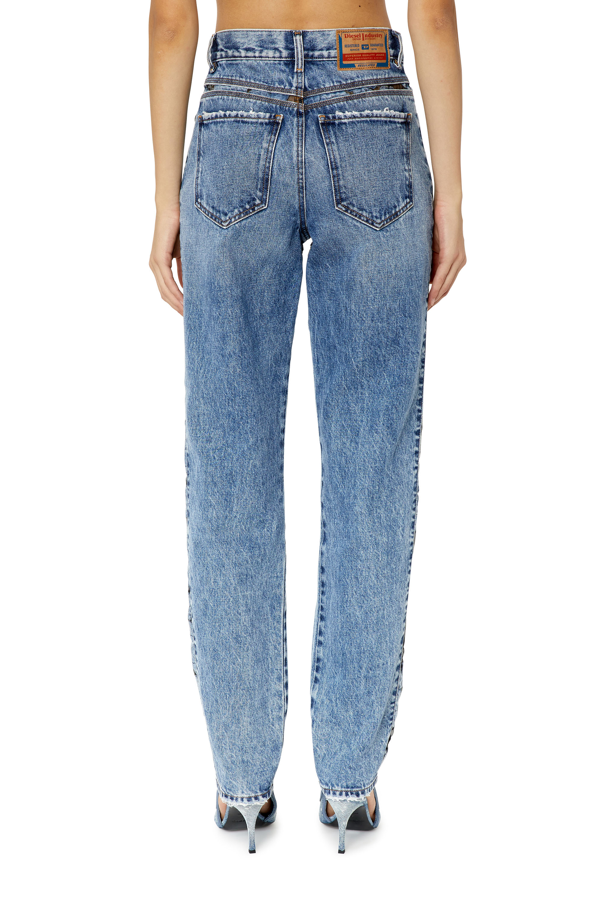 Diesel - D-Pilut 007J3 Straight Jeans, Medium blue - Image 2