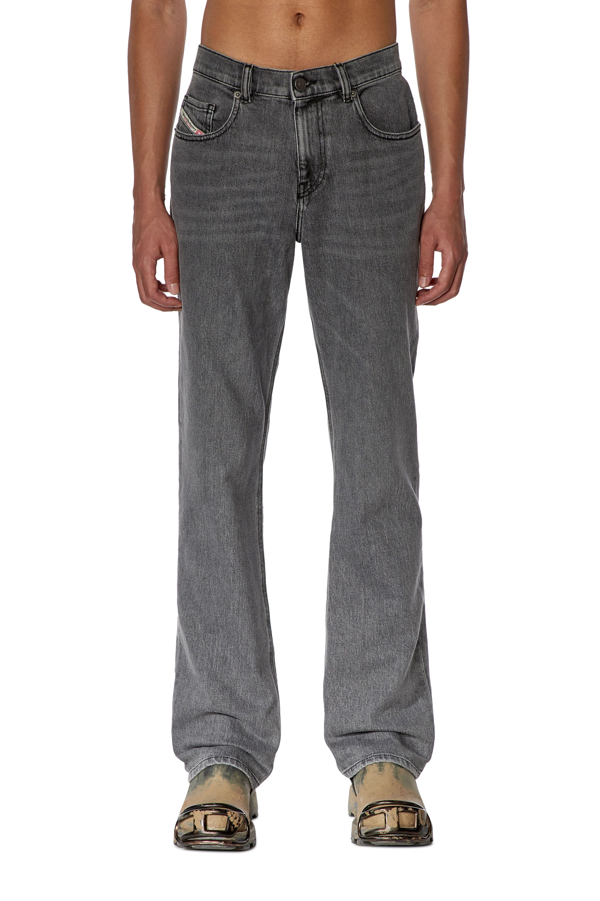 Diesel - Bootcut Jeans 2021 D-Vocs 09F83, Black/Dark grey - Image 2