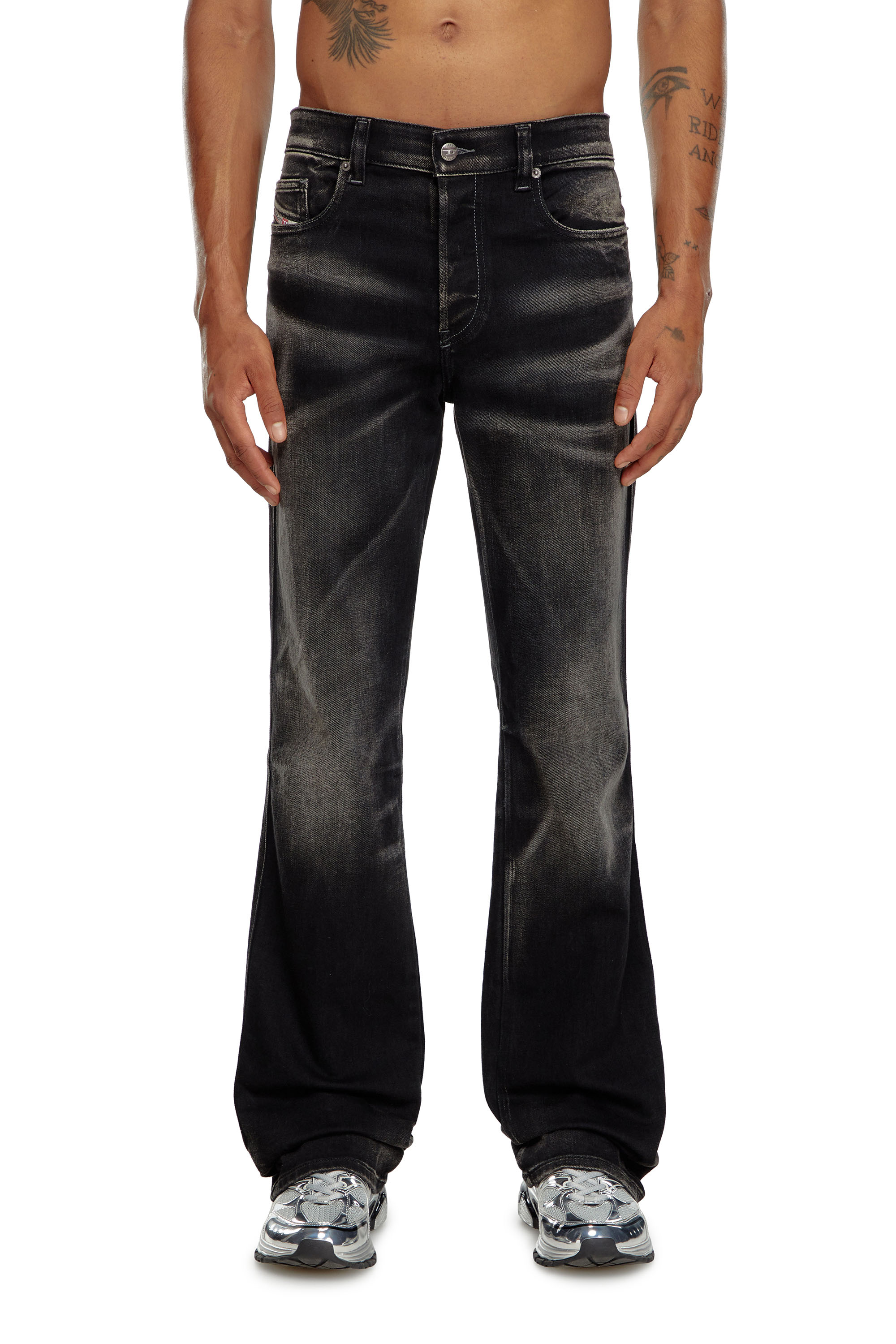 Diesel - Man's Bootcut Jeans 1998 D-Buck 09J53, Black/Dark grey - 2