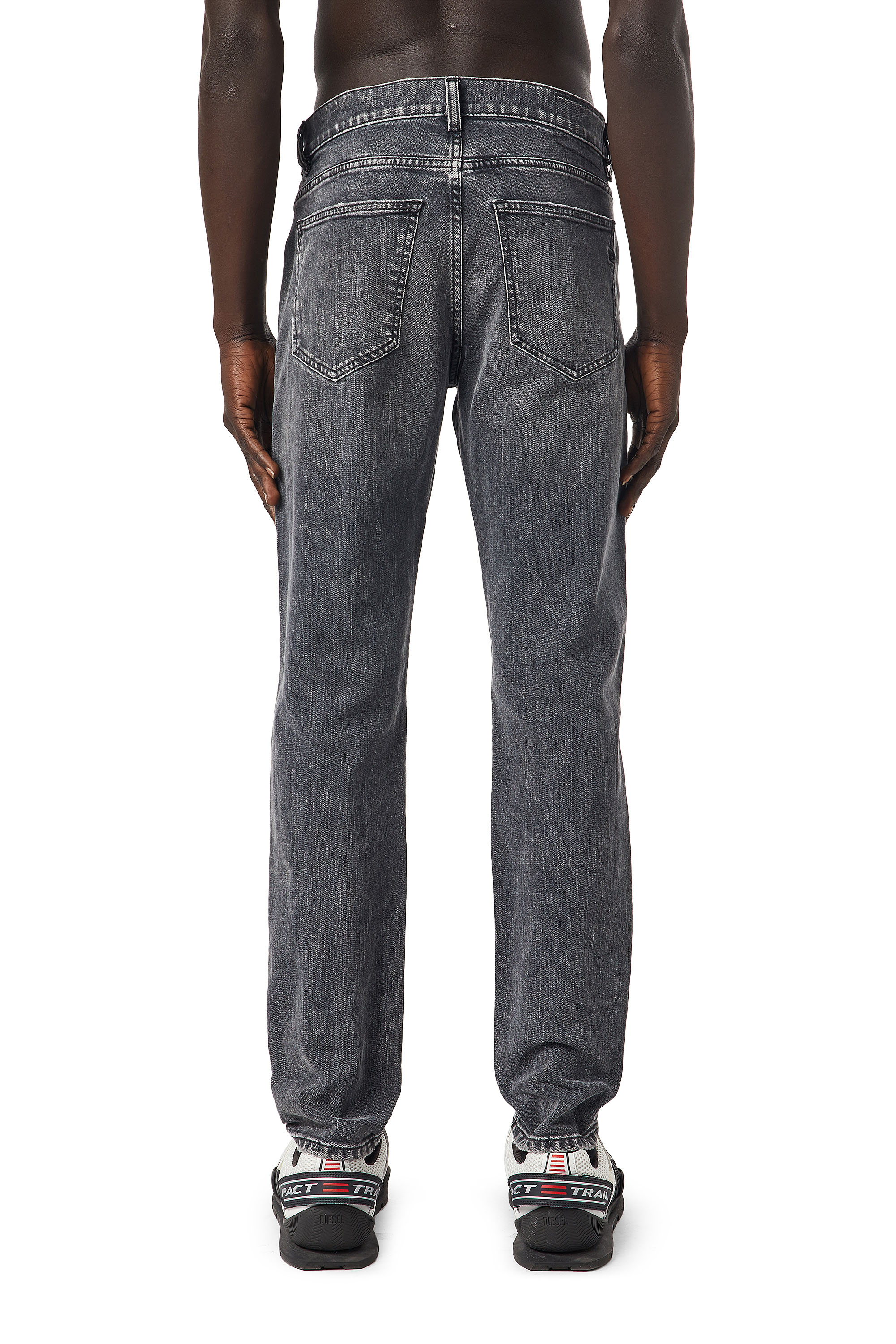 Diesel - 2019 D-Strukt 09D20 Slim Jeans, Black/Dark grey - Image 3