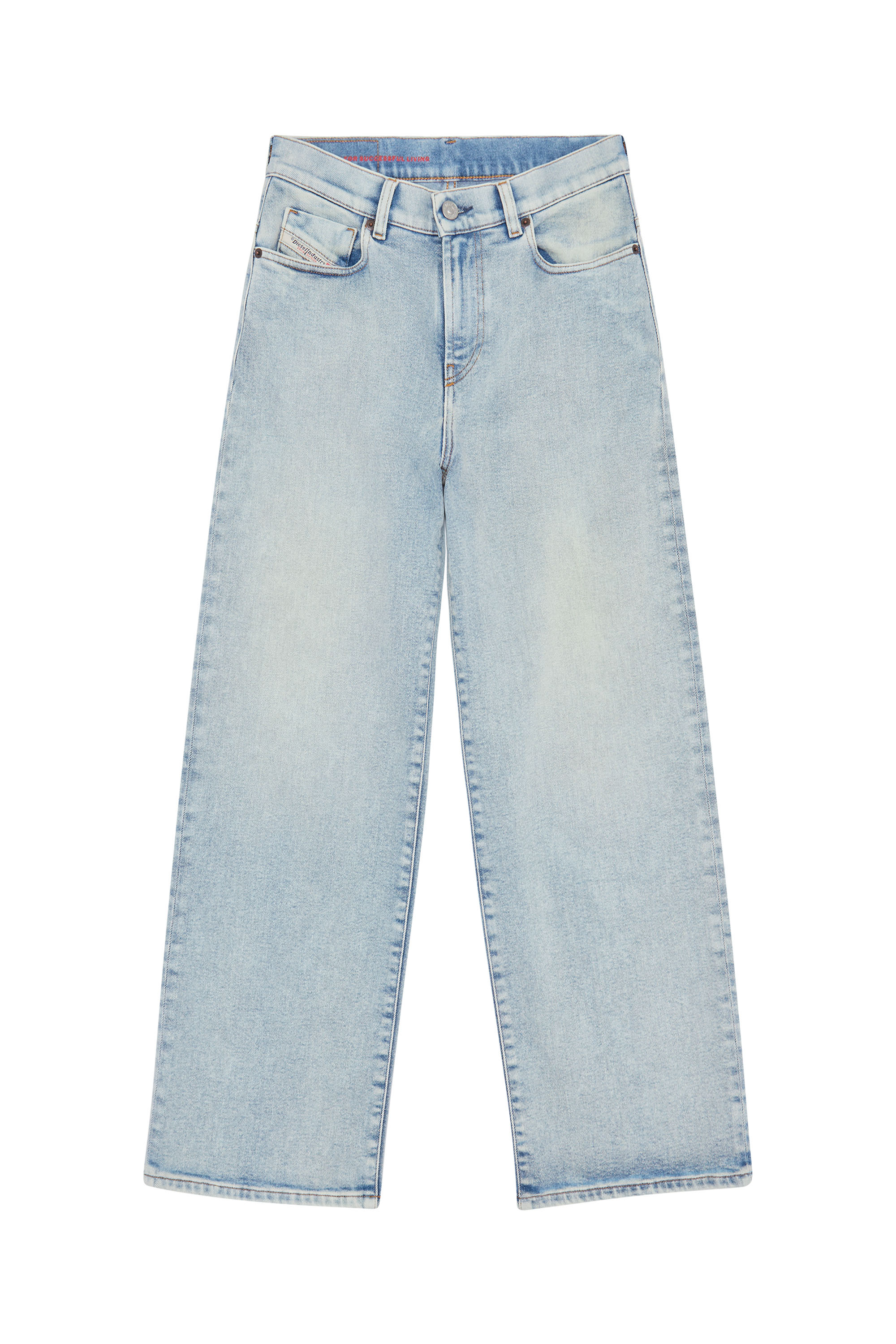 Diesel - 2000 09C08 Bootcut and Flare Jeans, Light Blue - Image 6