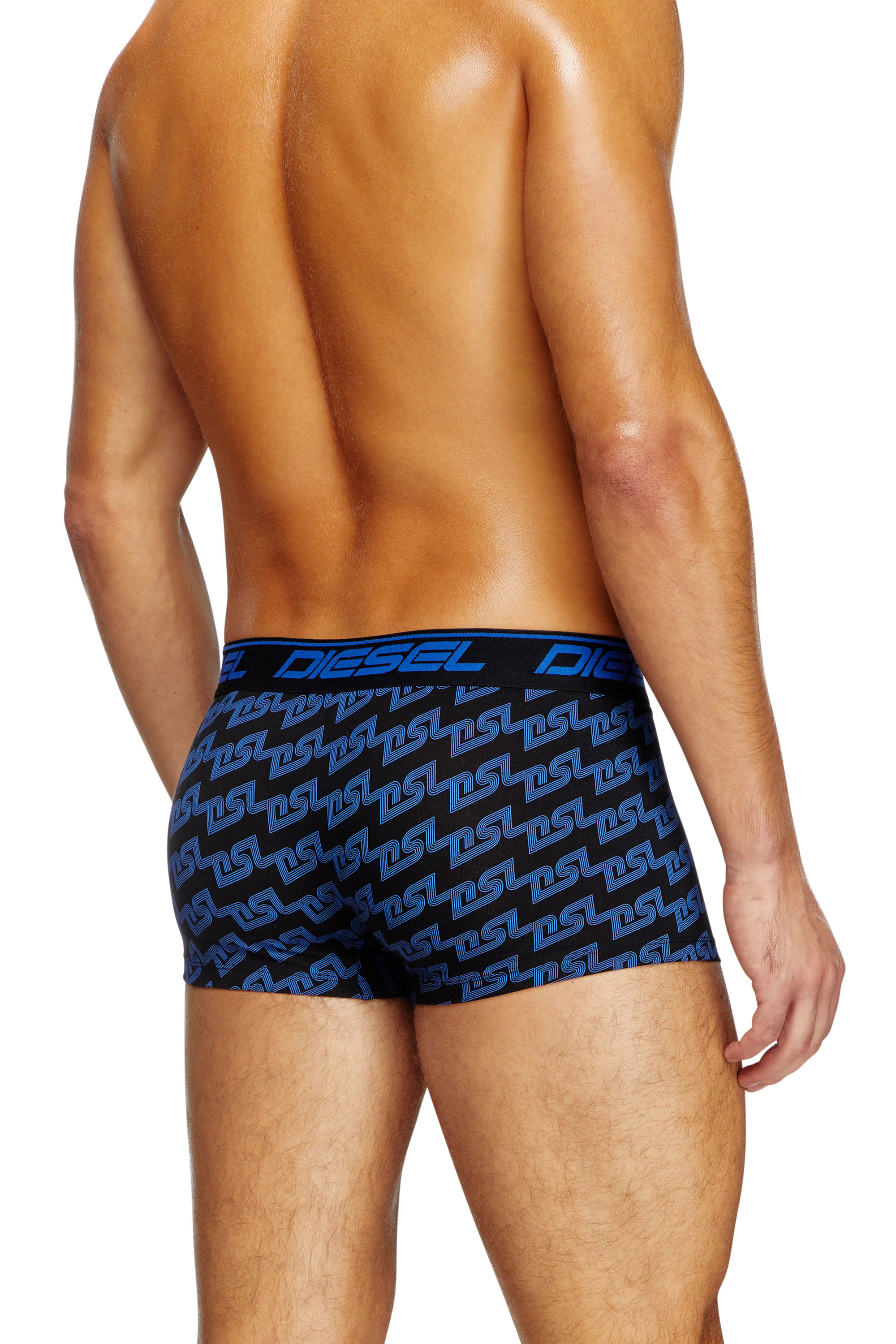 Diesel - UMBX-DAMIEN, Man's Boxer briefs with splatter print in Blue - 3