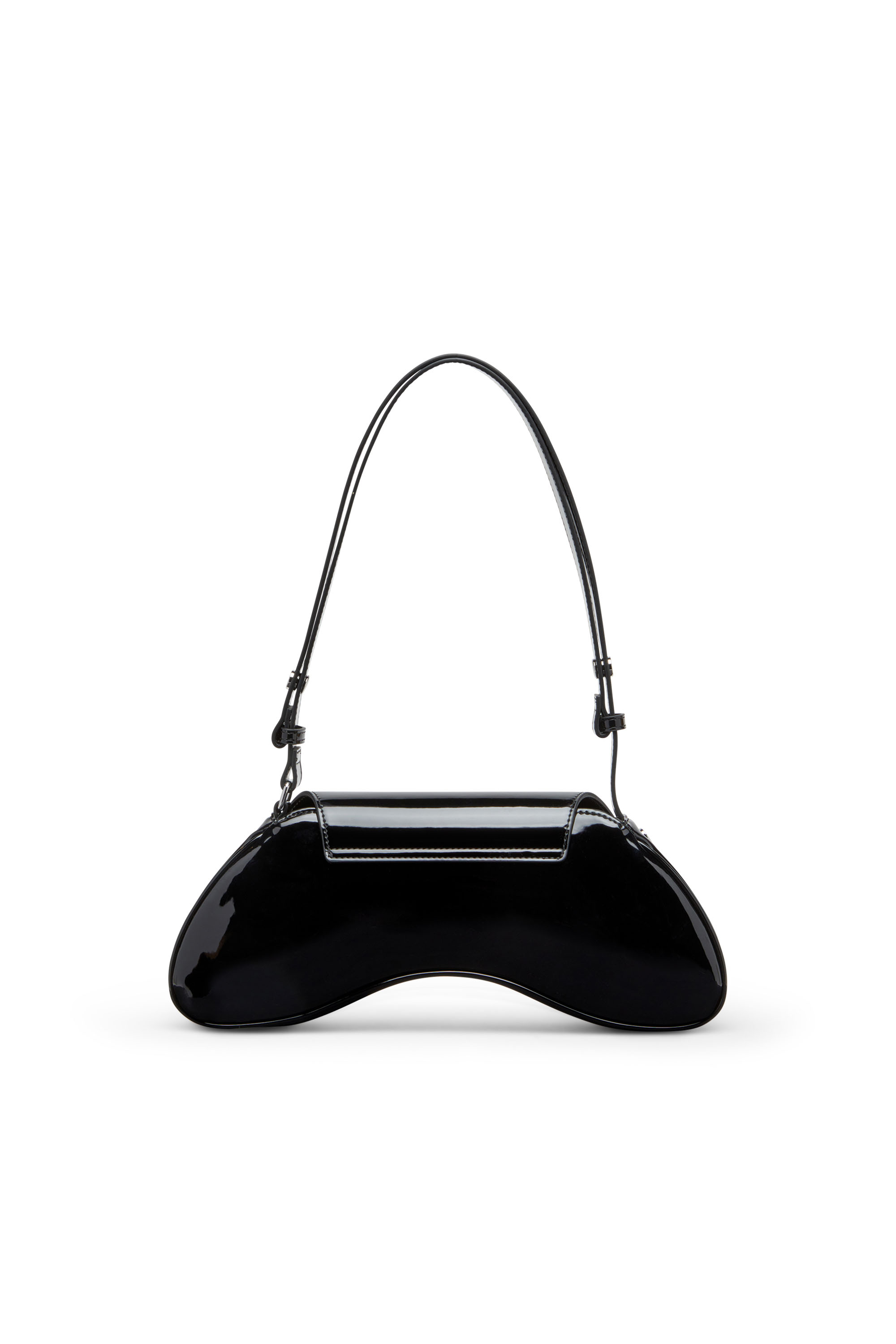 Diesel - PLAY CROSSBODY, Woman's Play-Crossbody bag in glossy PU in Black - 3