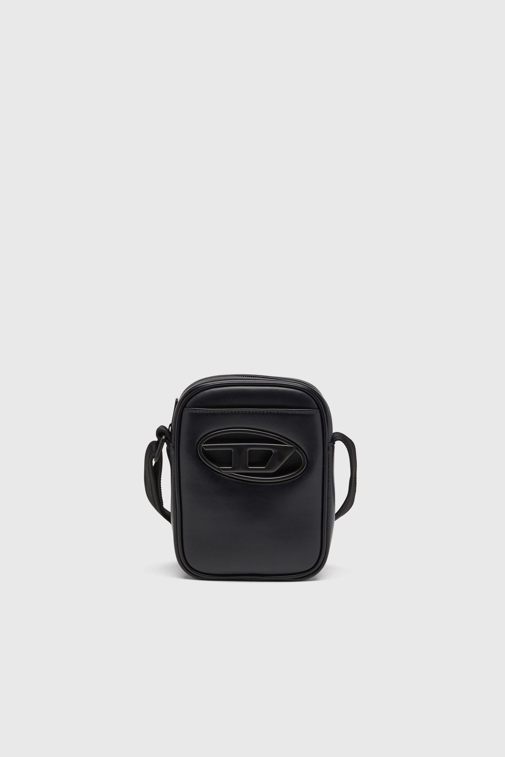 Diesel - HOLI-D CROSSBODY, Man's Holi-D-Crossbody bag in PU and neoprene in Black - 1