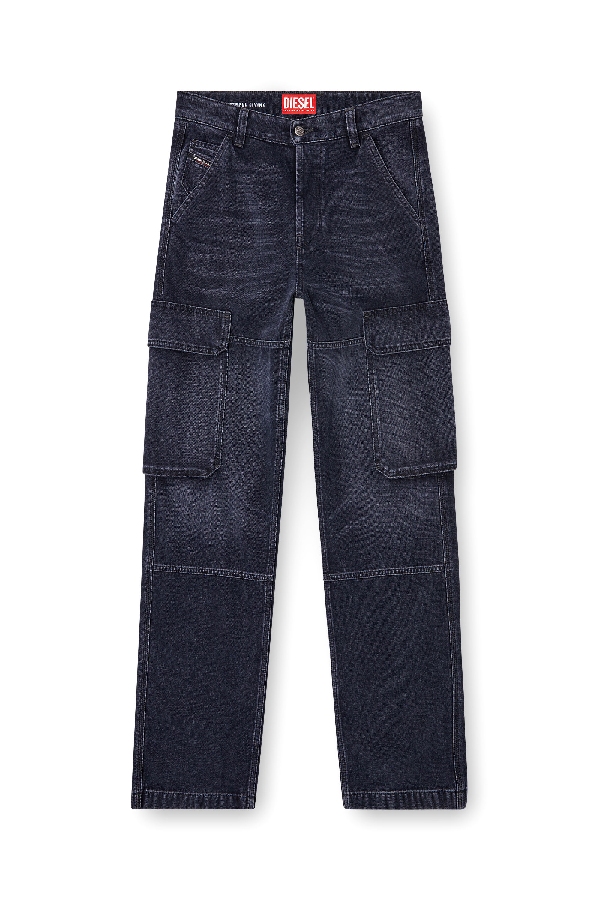 Regular Jeans D-Pot 007Z9, Black/Dark grey Diesel - Woman's Regular Jeans D-Pot 007Z9, Black/Dark grey - 2