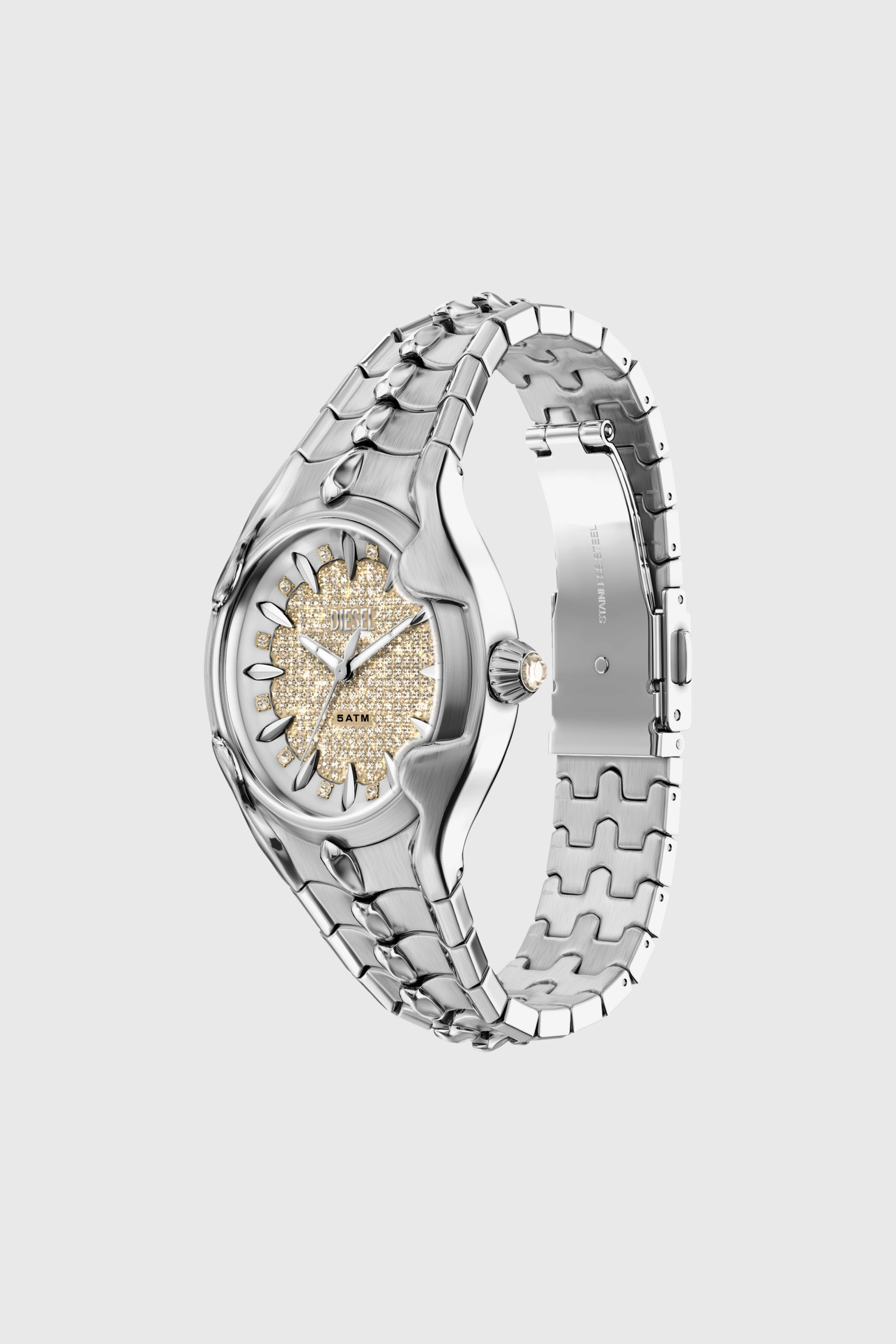 Diesel - DZ5631 WATCH, Man's Vert Stainless Steel Watch in Silver - 7