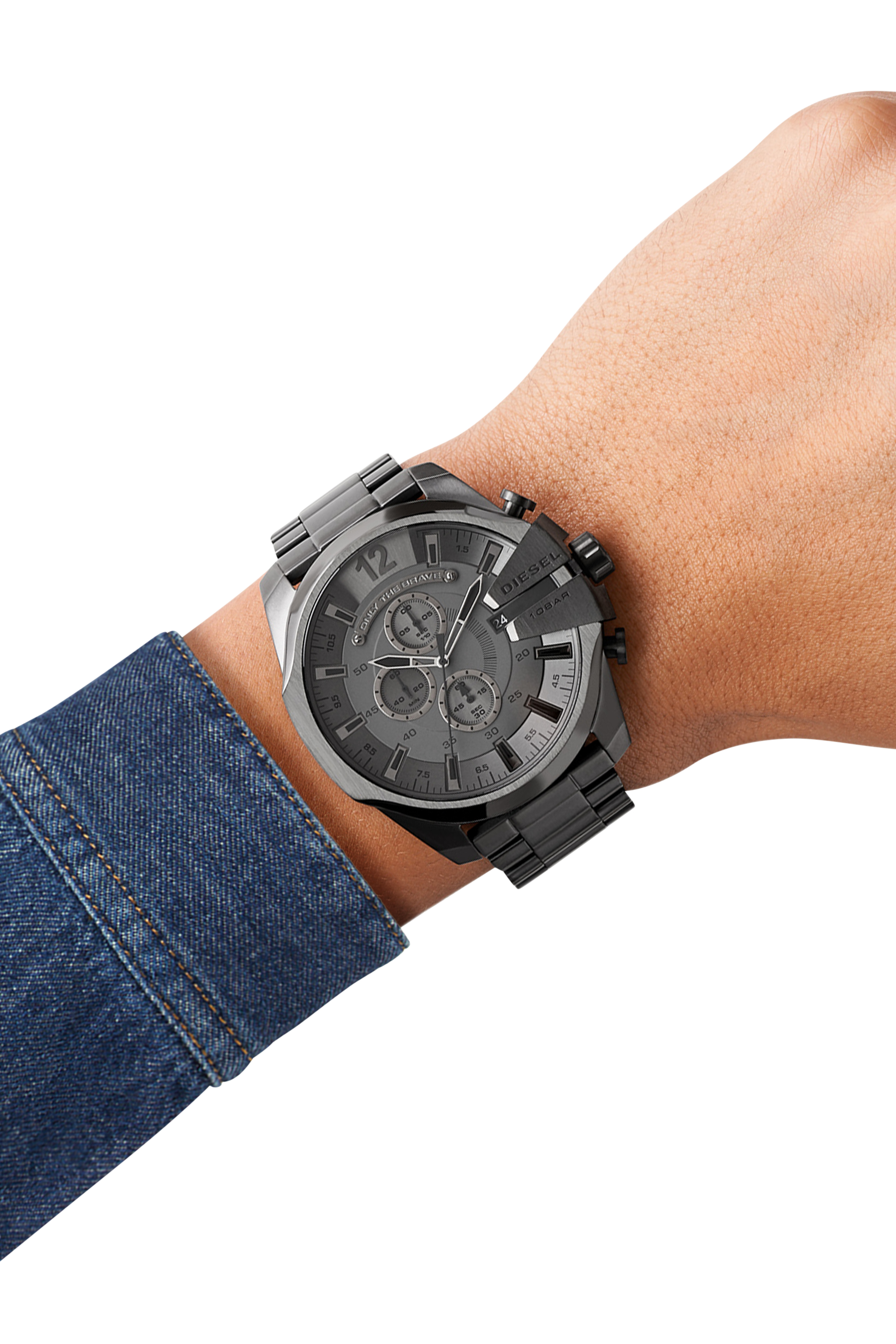 Diesel - DZ4282, Man's Watch with black plating in Metal Grey - 5