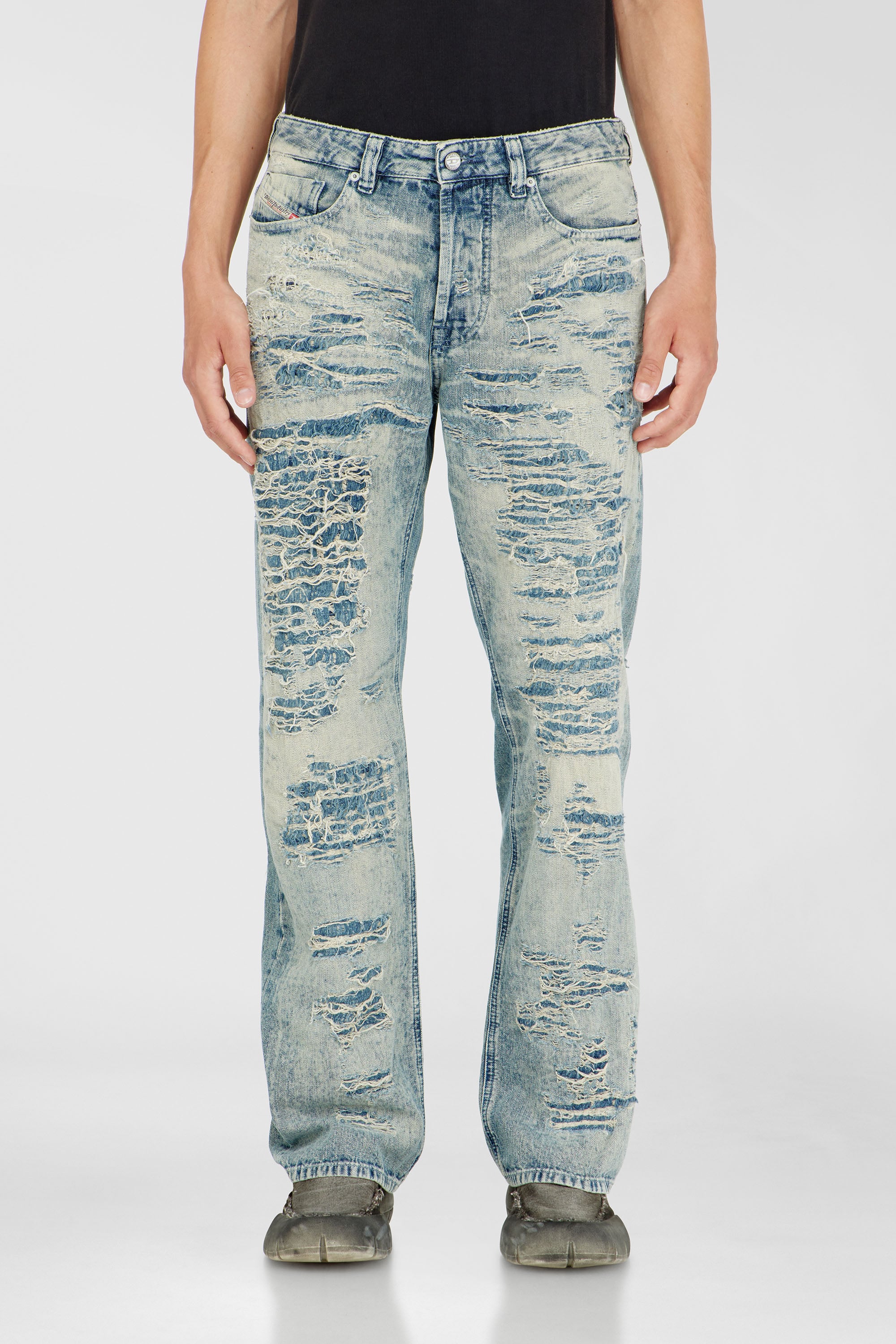 Diesel - Man's Relaxed Jeans 1980 D-Eeper 068YM, Medium blue - 1