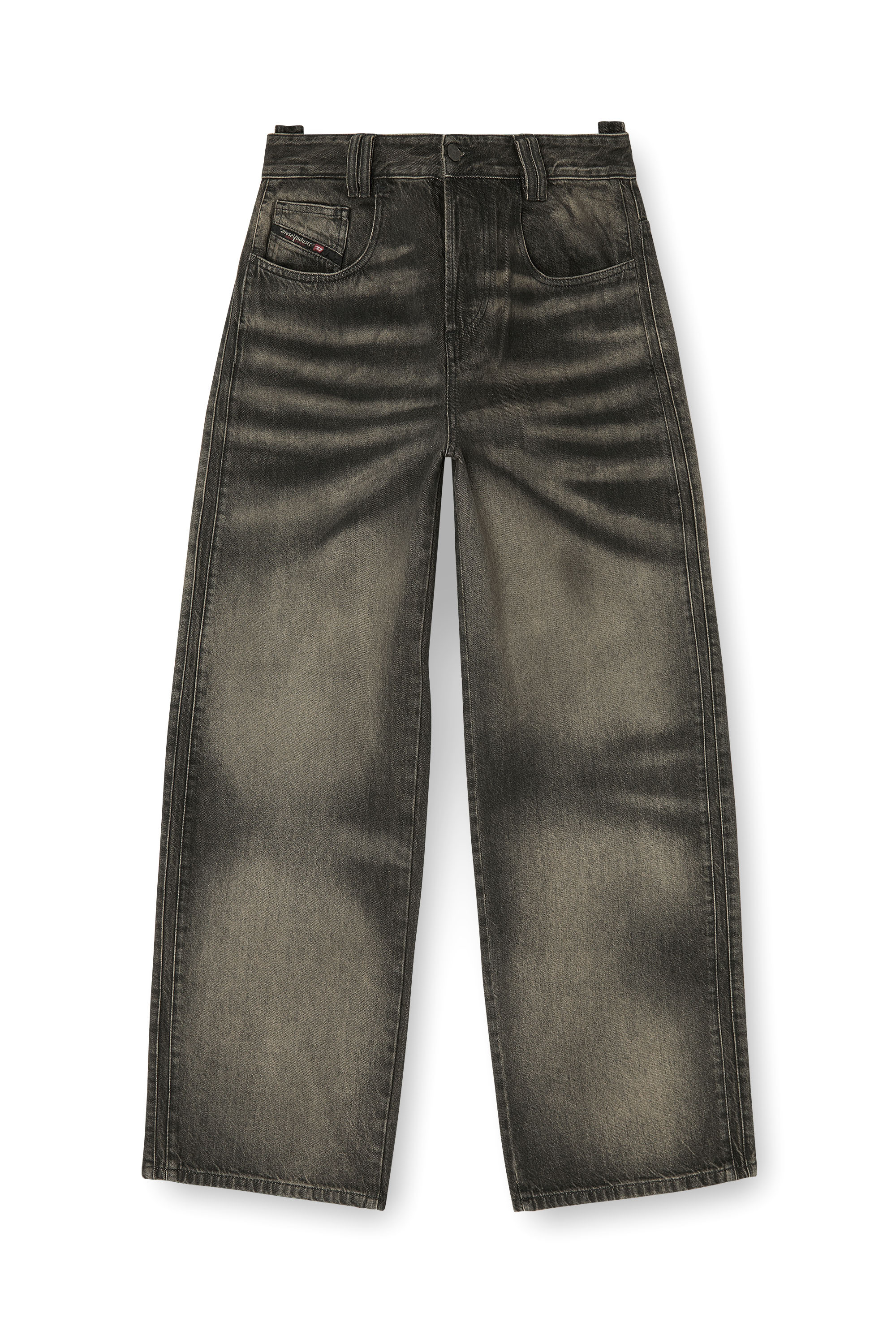 Diesel - Unisex's Relaxed Jeans 1982 D-Hakou 09R33, Black/Dark grey - 6