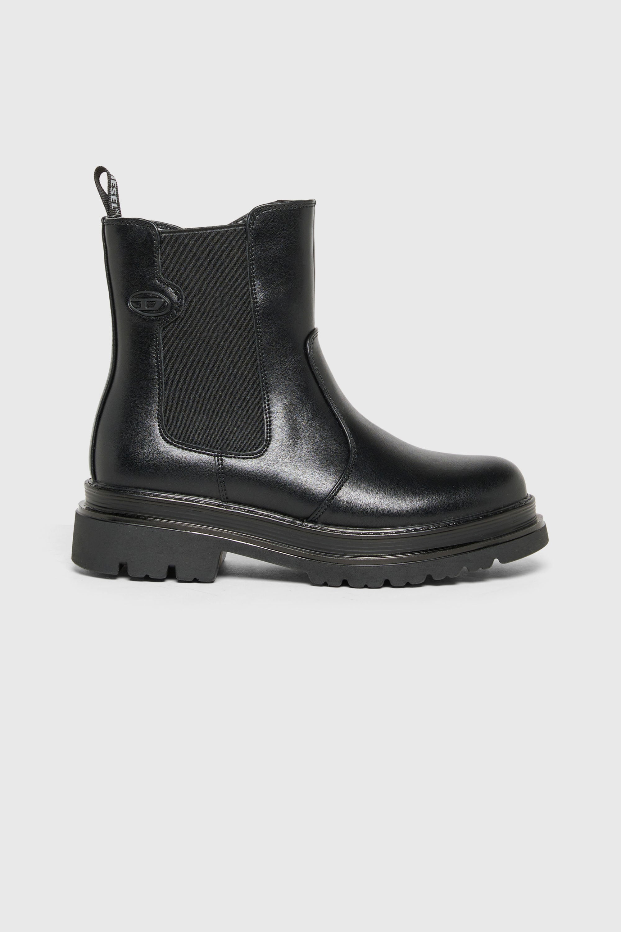 Diesel - D-VYNCOUN, Unisex's D-Vyncoun - Chelsea boots with Oval D logo in Black - 1
