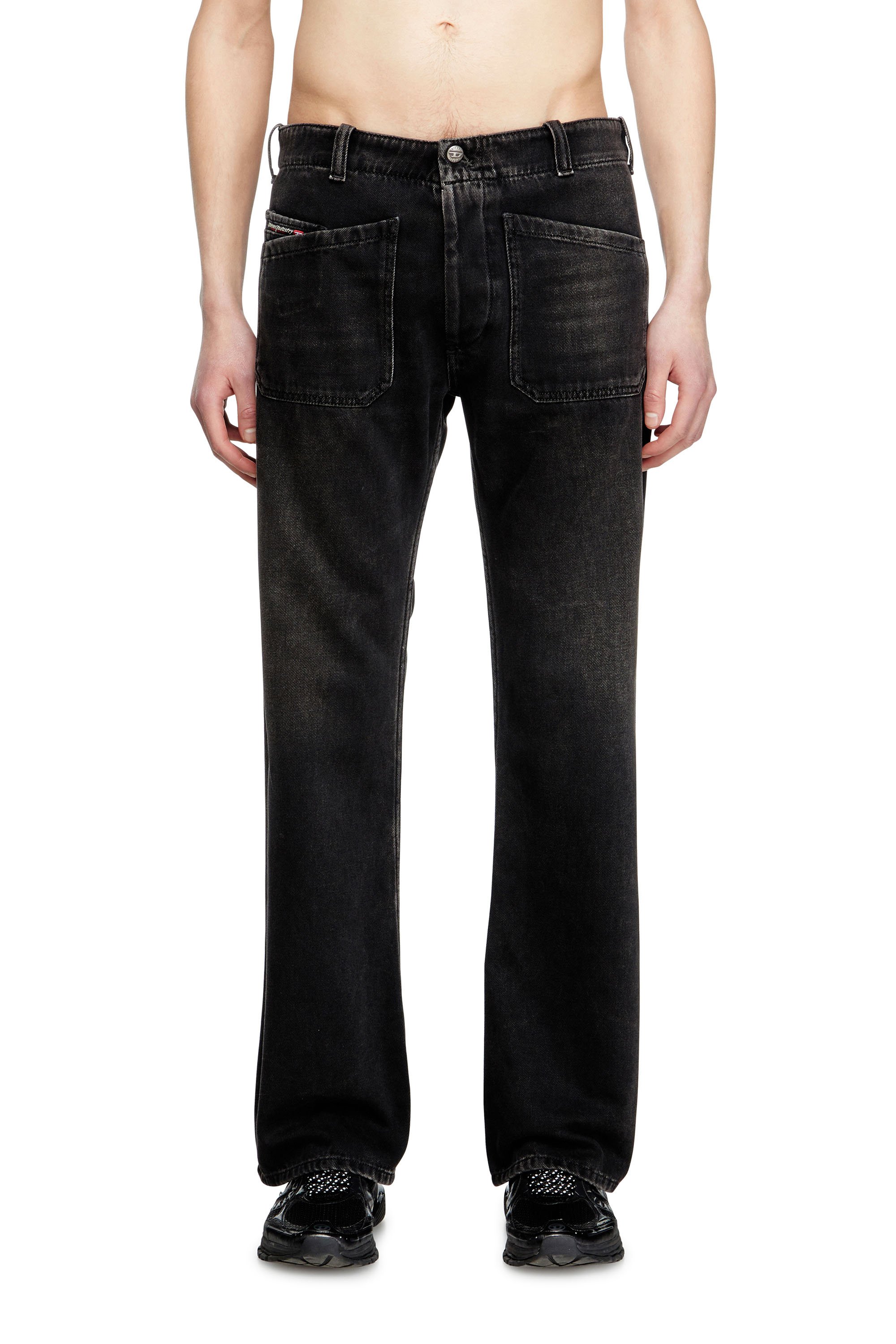 Diesel - Man's Bootcut Jeans D-Moorix 09J96, Black/Dark grey - 2