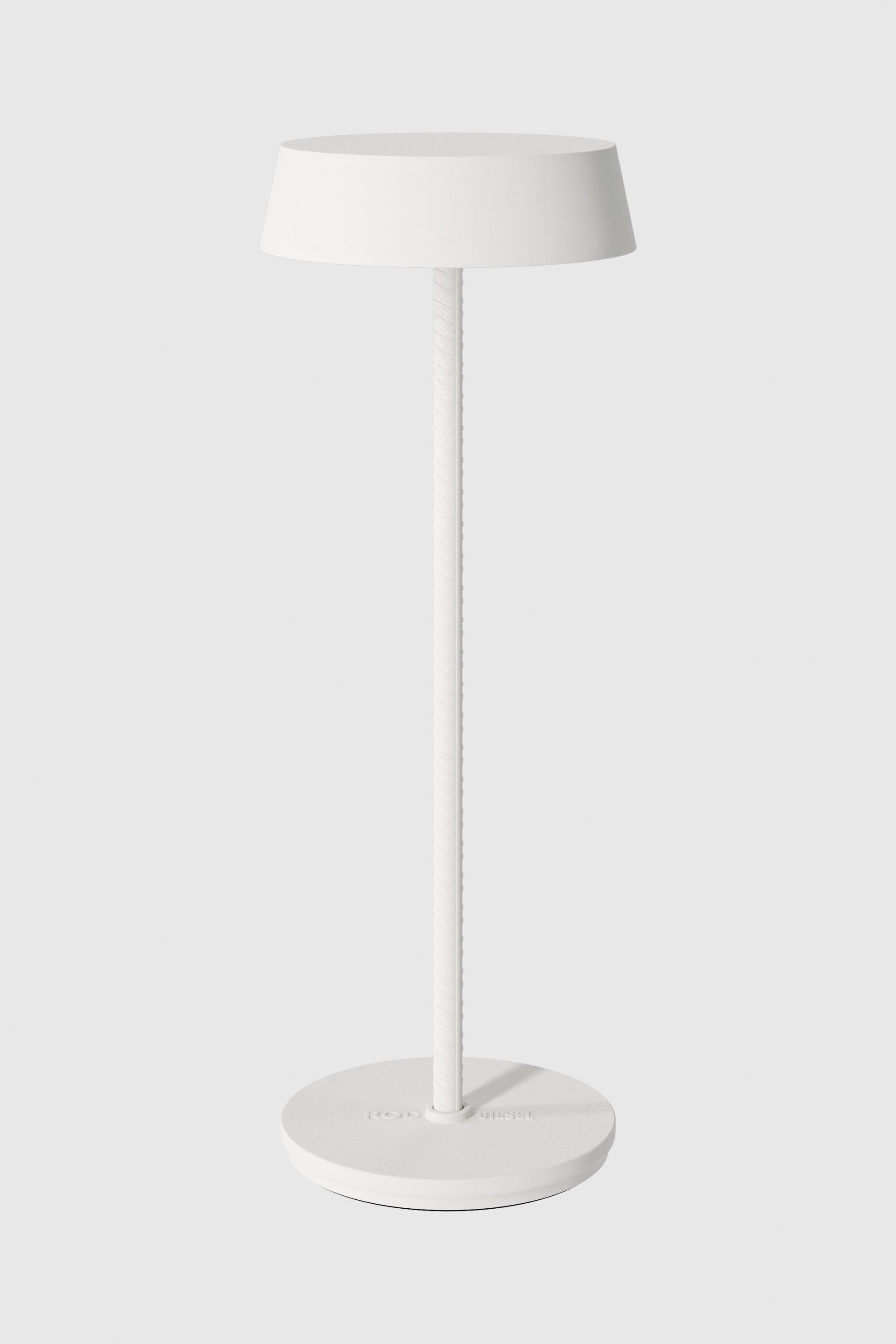 Diesel - 51181 5630 ROD CORDLESS TABLE LAMP IVORY, Unisex's Portable and rechargeable lamp in White - 1