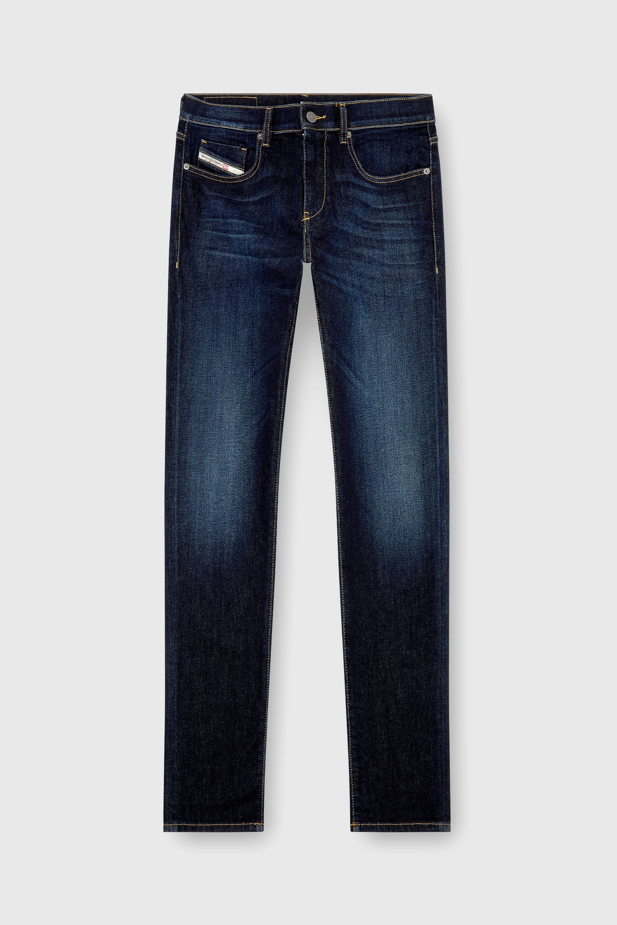 Diesel - Man's Slim Jeans 2019 D-Strukt 009ZS, Dark Blue - 4