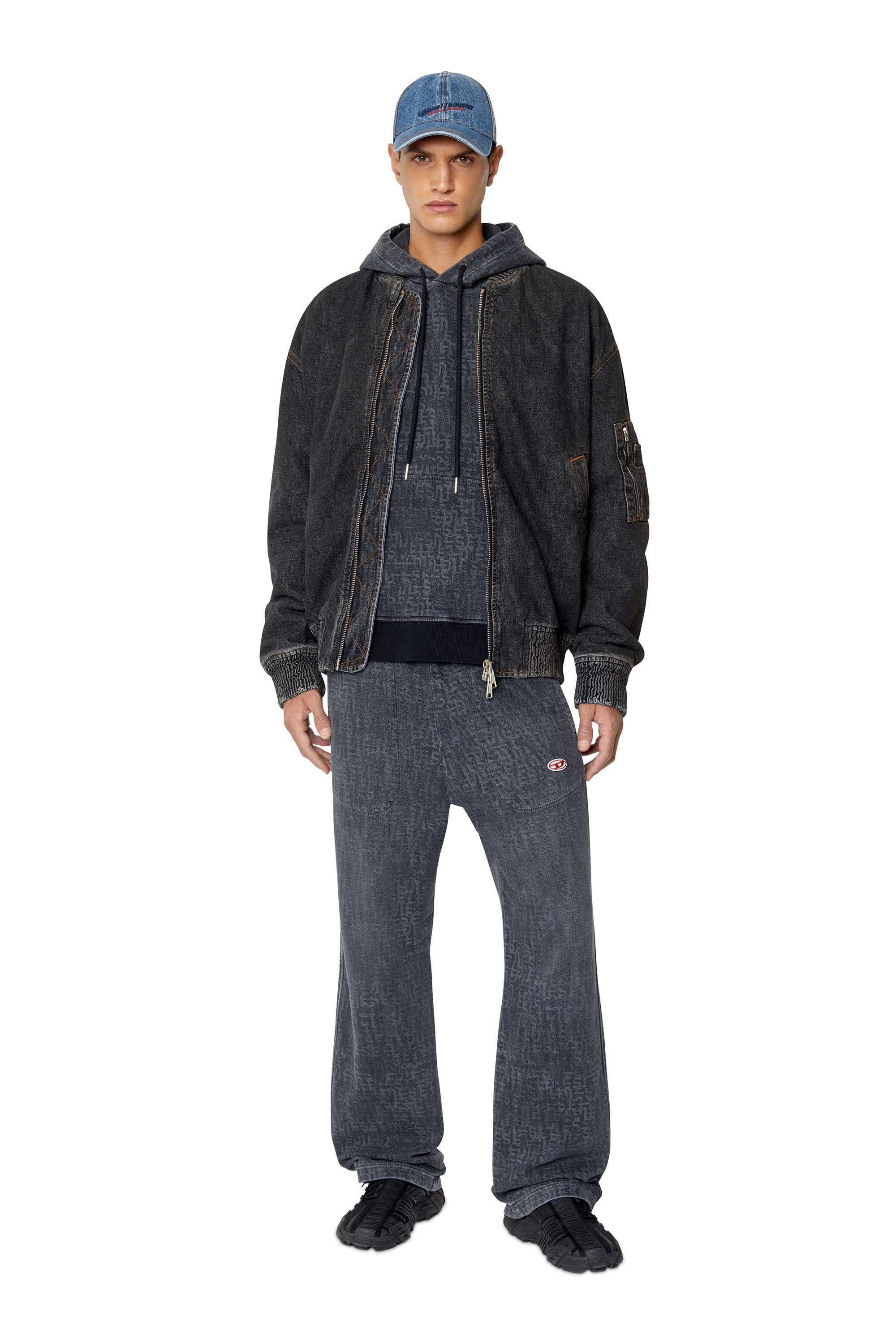 Diesel - D-WELTIK, Black/Dark grey - Image 5