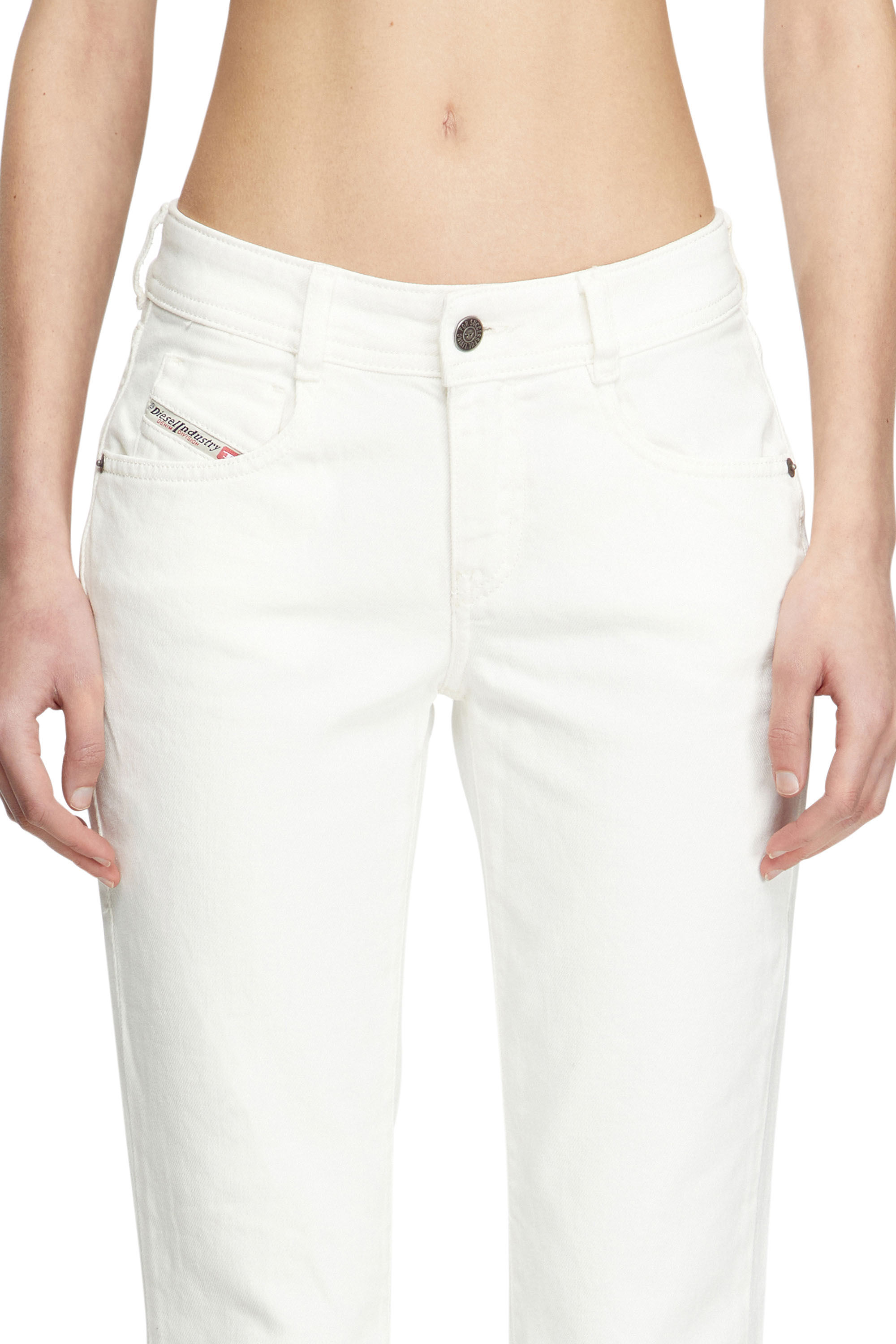 Bootcut Jeans 1969 D-Ebbey 09D63, White Diesel - Woman's Bootcut Jeans 1969 D-Ebbey 09D63, White - 5